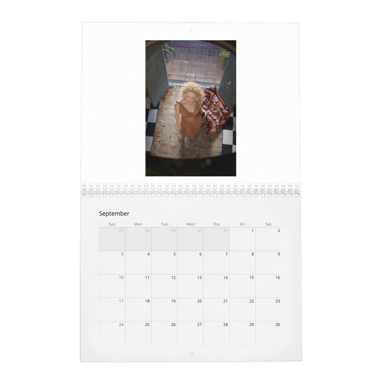 09 Nicole Kidman - The Golden Age Of 2027 Wall Calendar