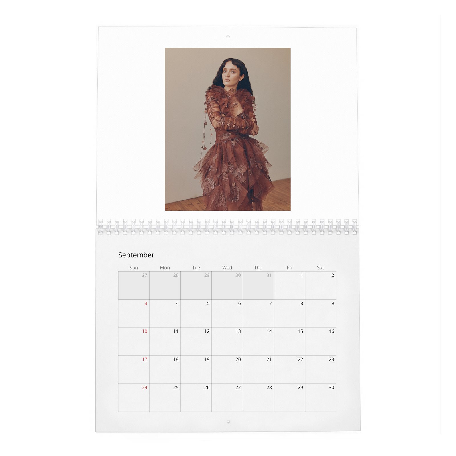 09 Olivia Cooke - Laterals 2027 Wall Calendar