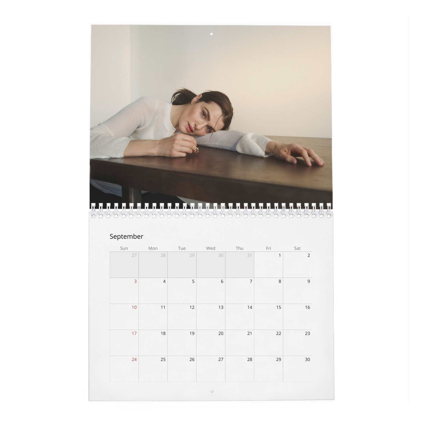09 Rachel Weisz - Reflections 2027 Wall Calendar
