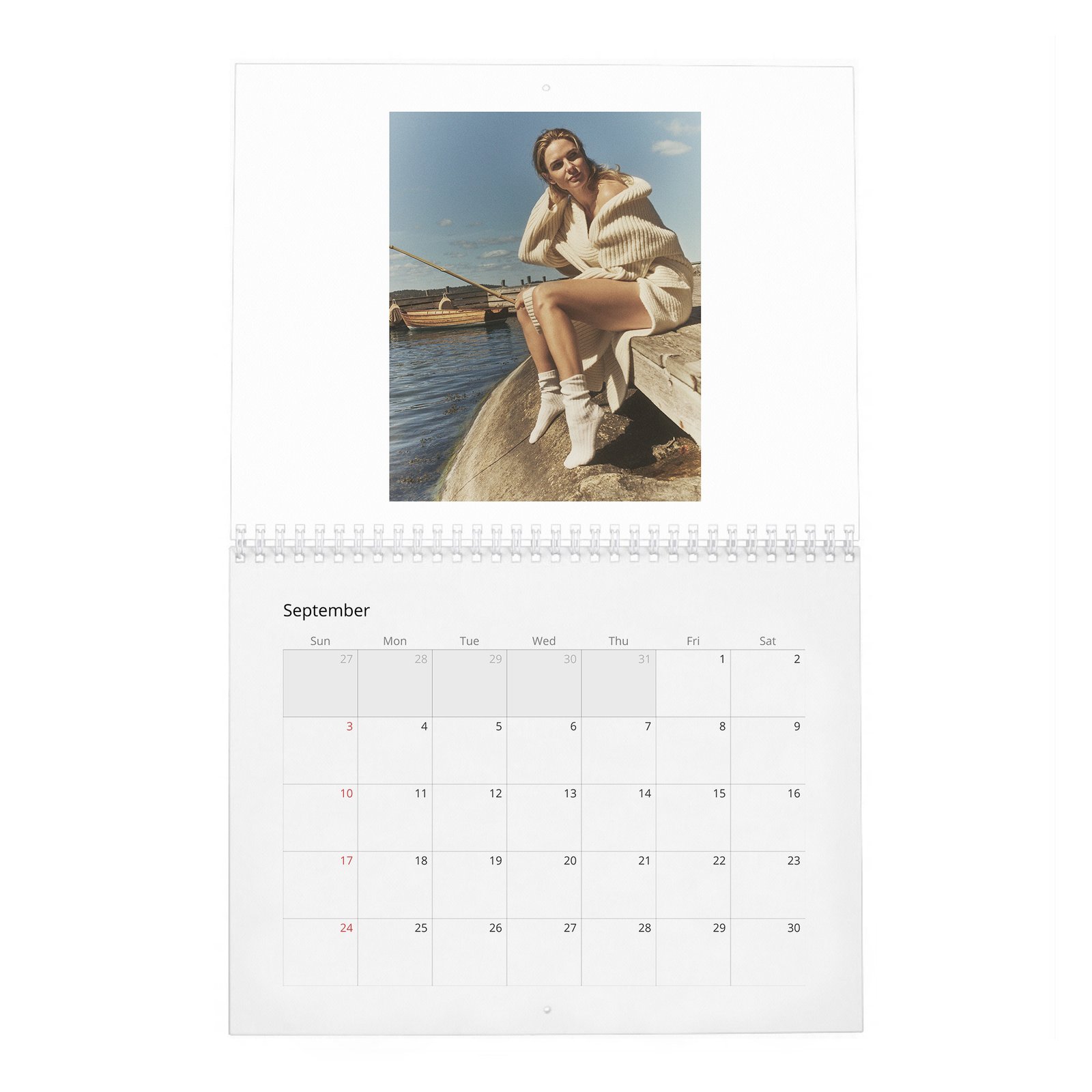 09 Rebecca Ferguson - Personal Vices and Swedish Roots 2027 Wall Calendar
