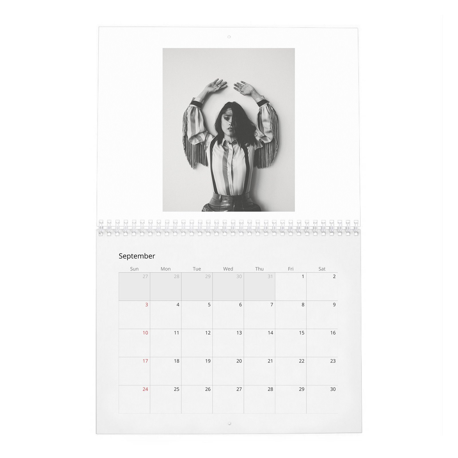 09 Rosa Salazar - A New Cherry Flavor 2027 Wall Calendar
