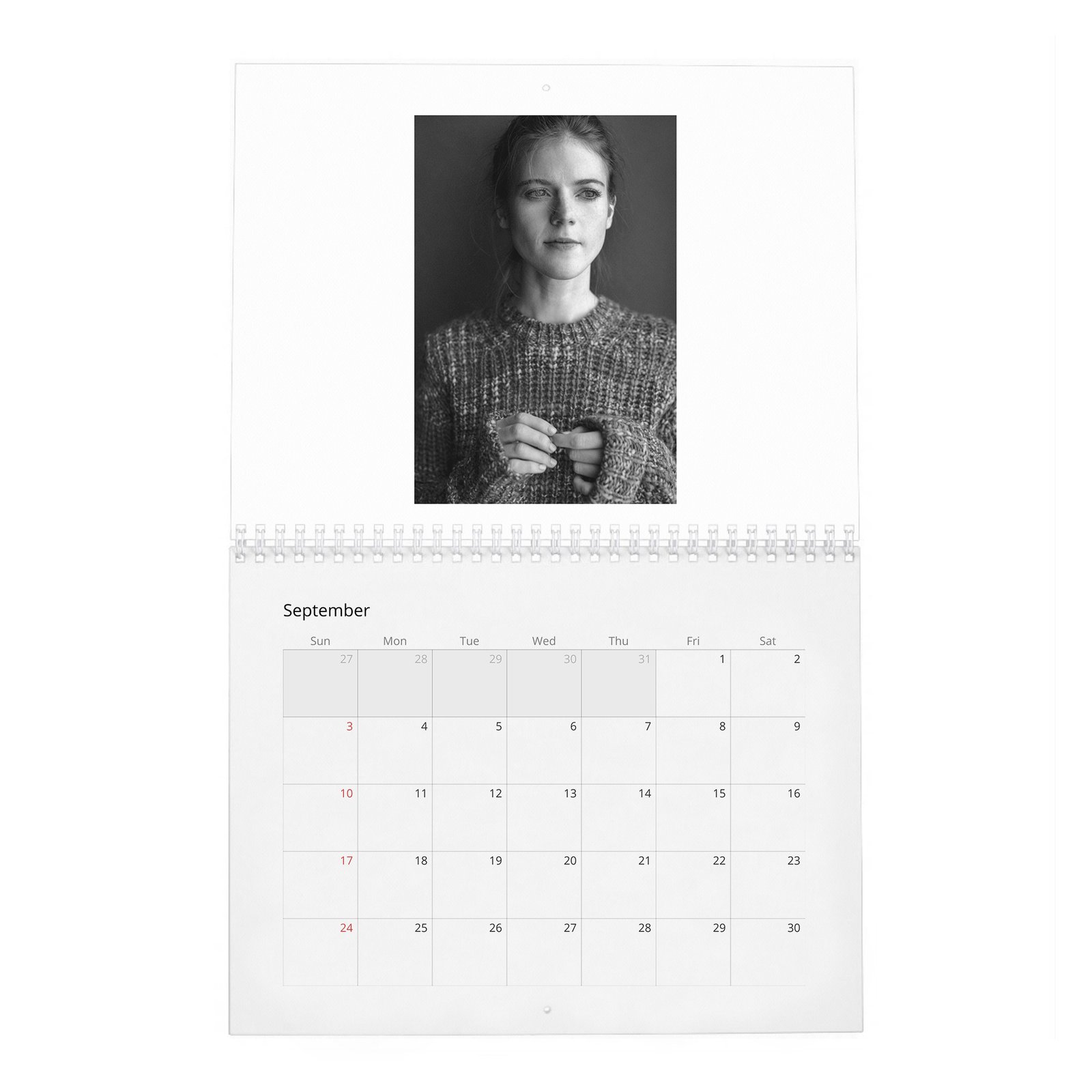 09 Rose Leslie - Out Of Her Confort Zone 2027 Wall Calendar