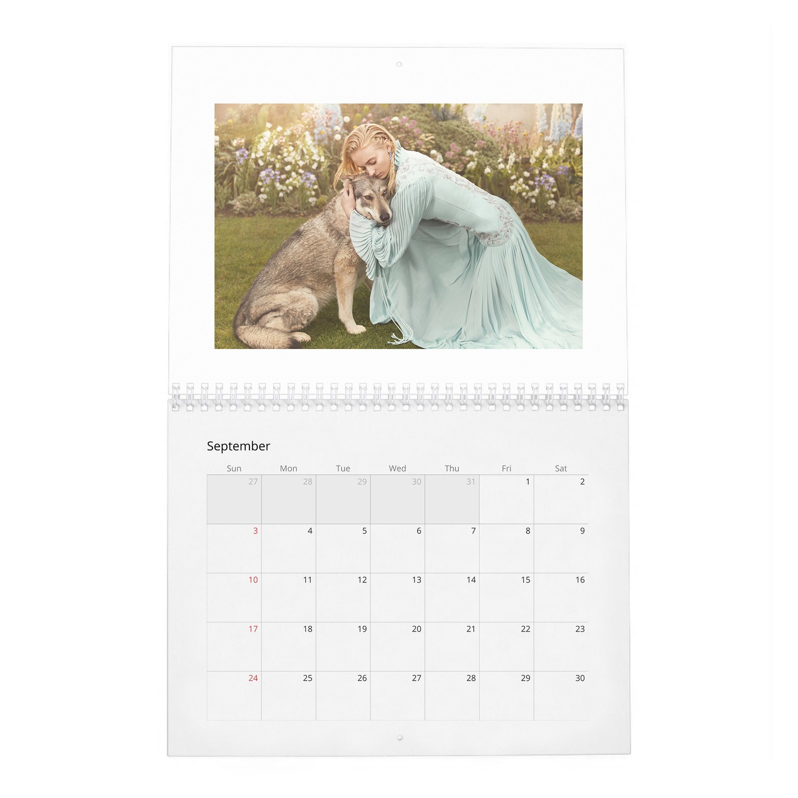 09 Sophie Turner - The Warrior Woman 2027 Wall Calendar