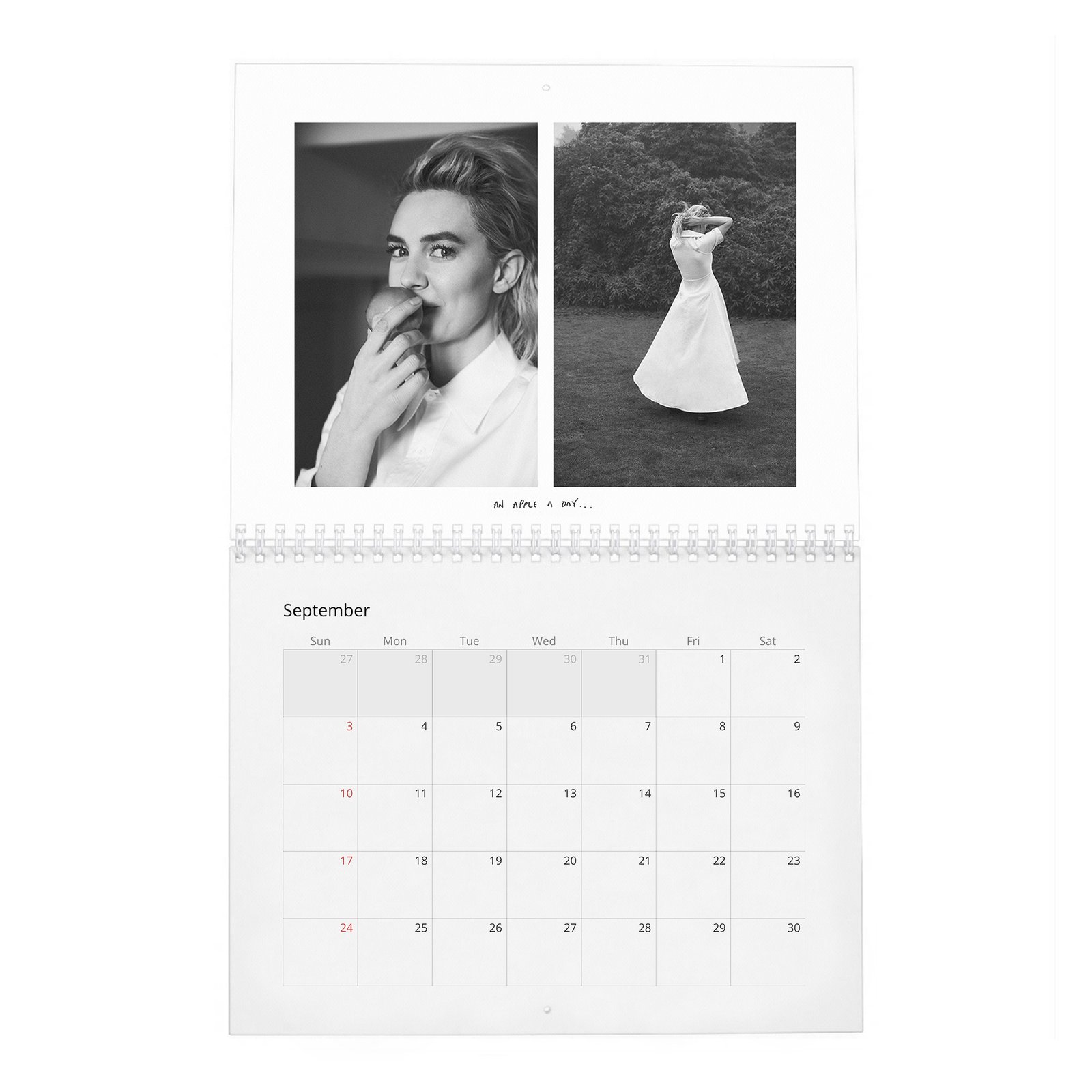09 Vanessa Kirby - A New Light 2027 Wall Calendar