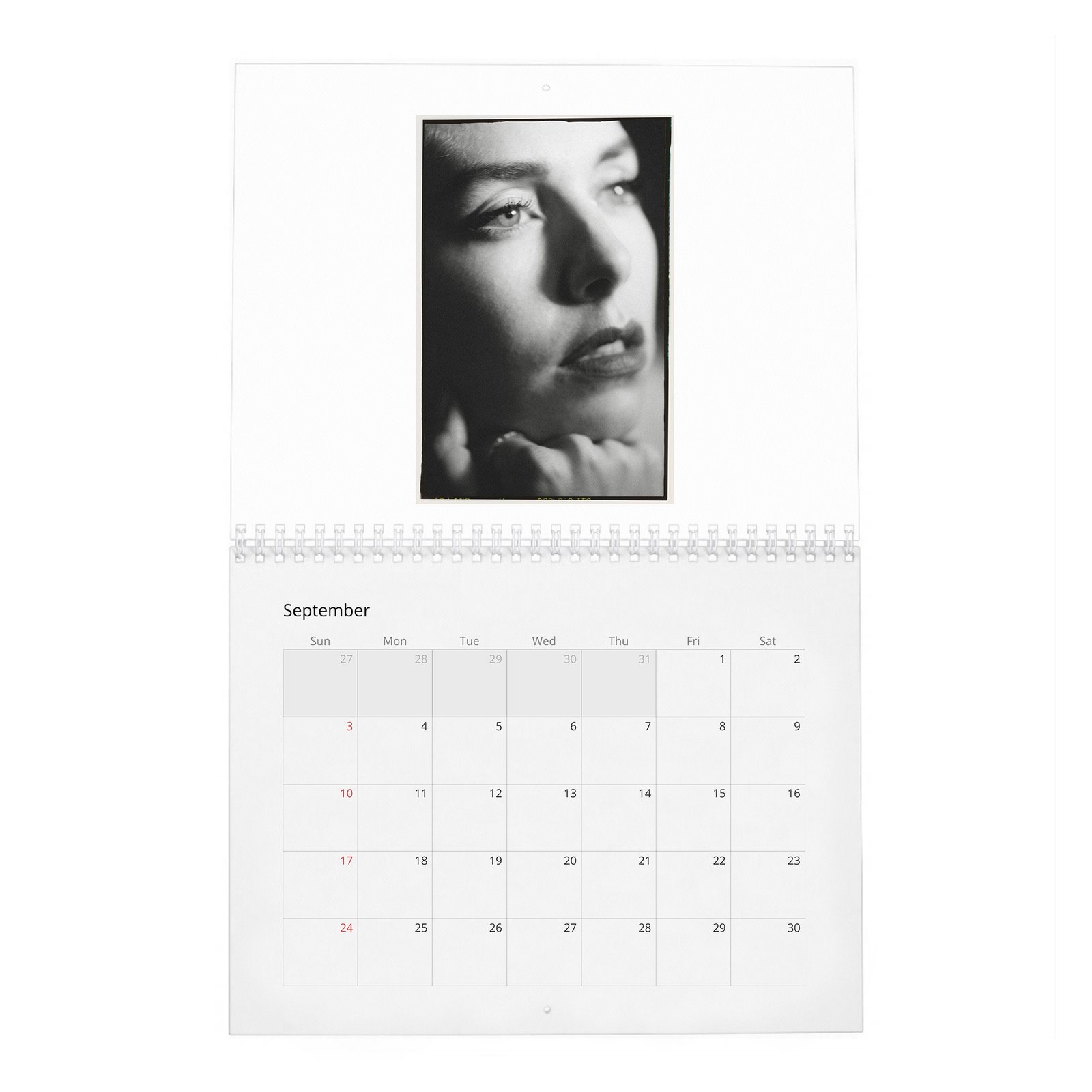 09 Vanessa Kirby - Time Is Now 2027 Wall Calendar