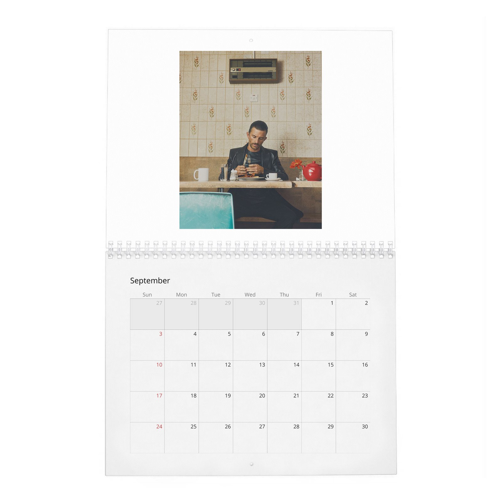 Jonathan Bailey - The Gentleman 2027 Wall Calendar