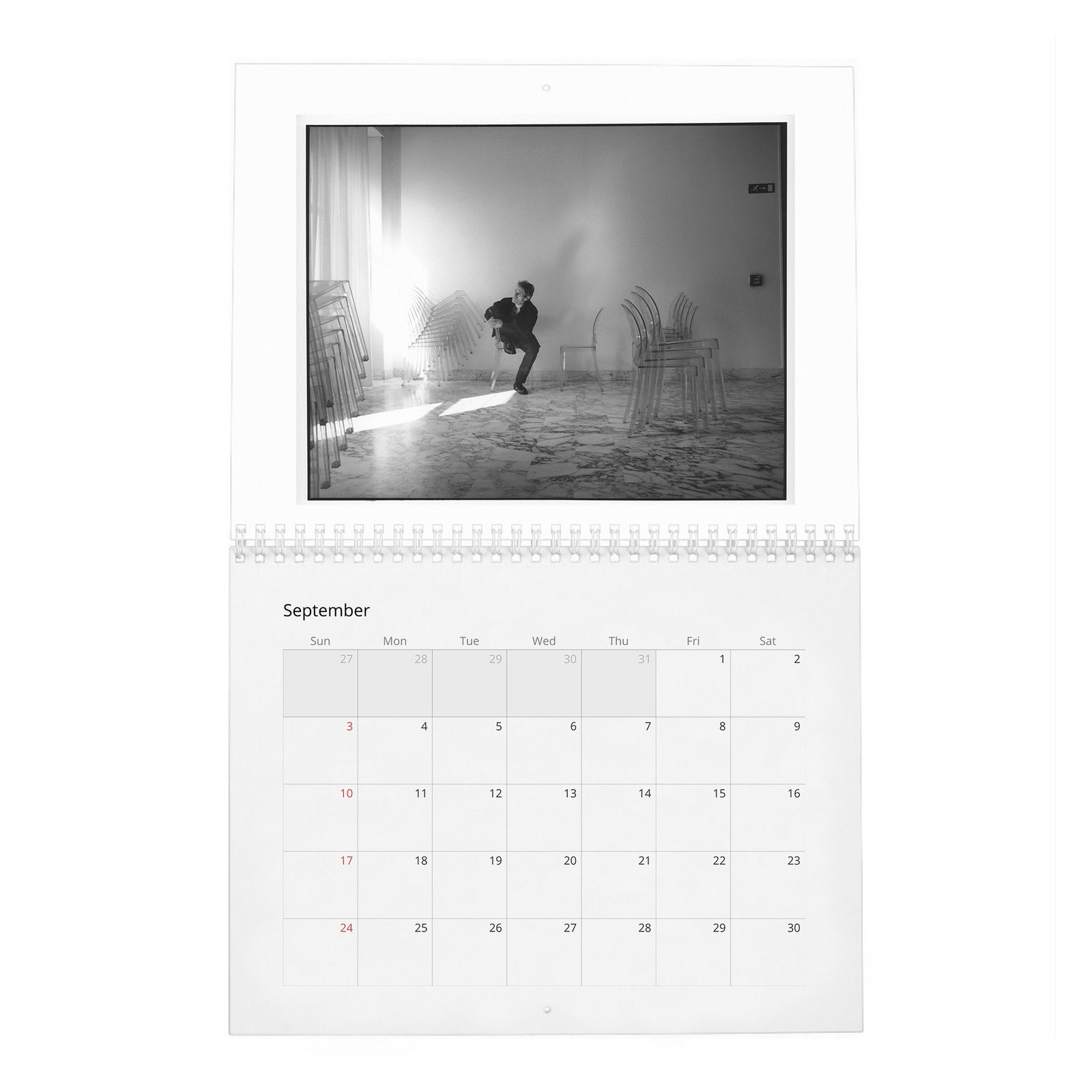 09 Willem Dafoe - Who's Afraid Of Mr Dafoe 2027 Wall Calendar