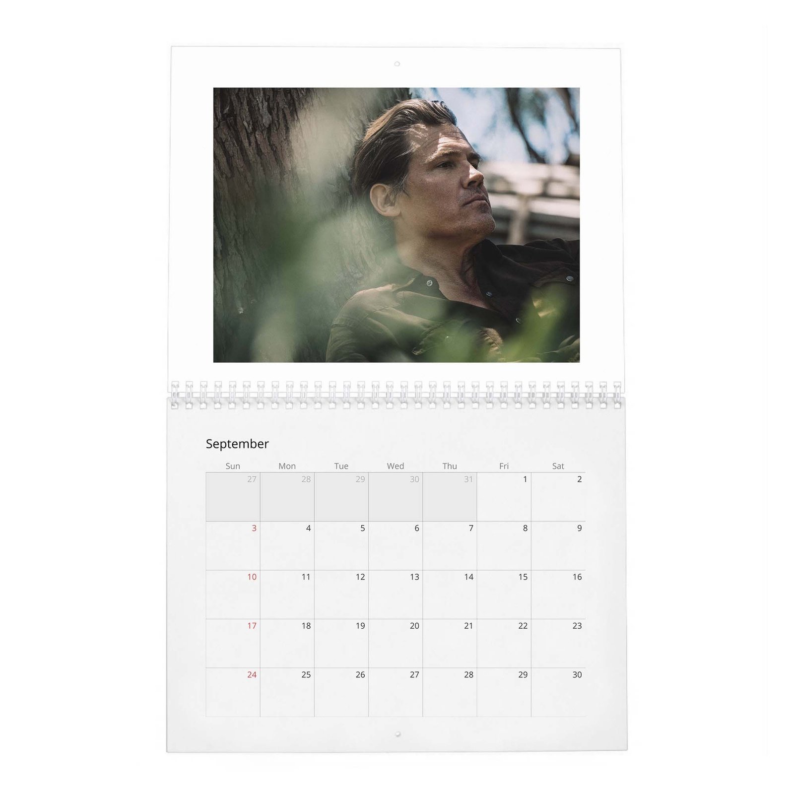 09 Josh Brolin - Man Of The World 2027 Wall Calendar