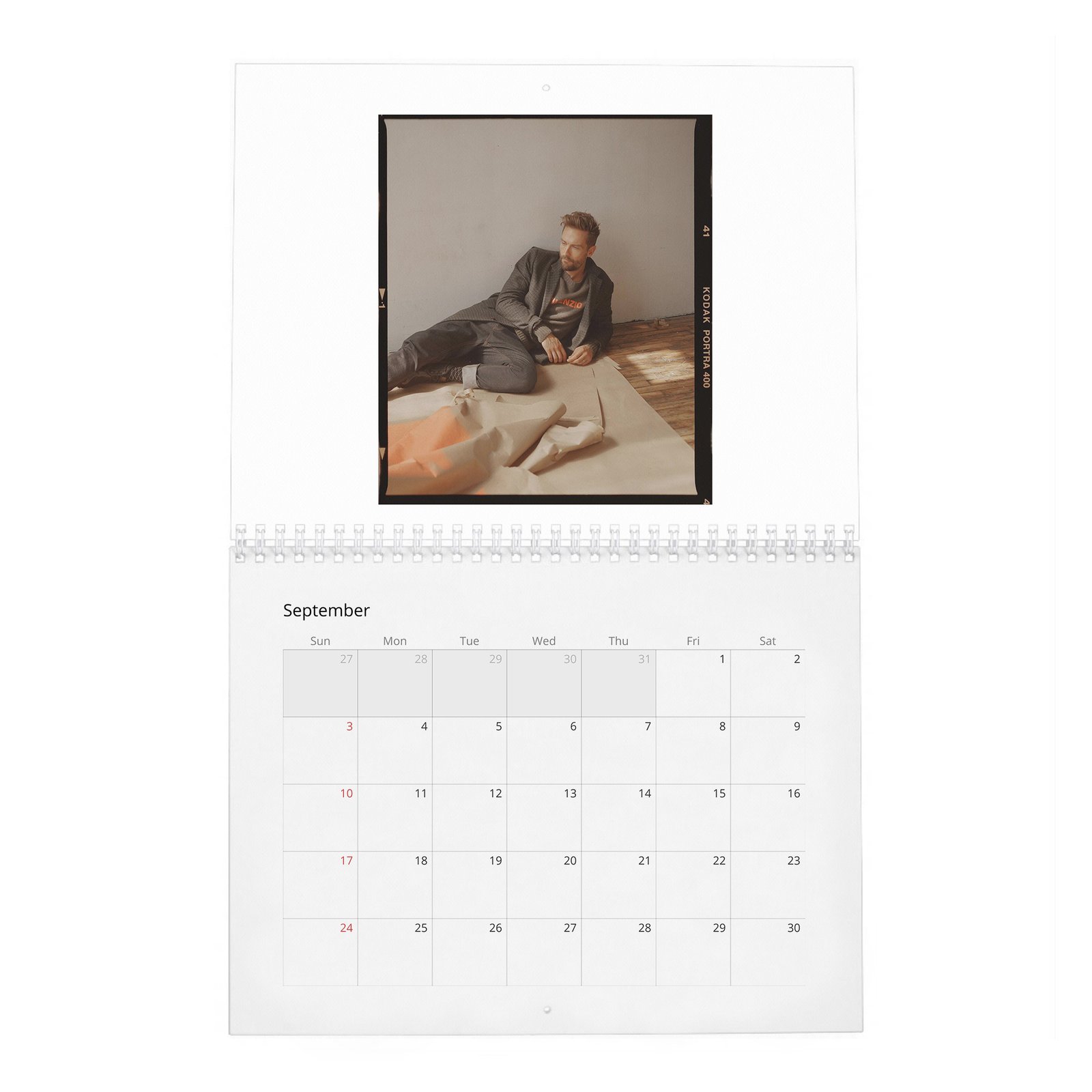 09 Tom Mison - Laterals 2027 Wall Calendar