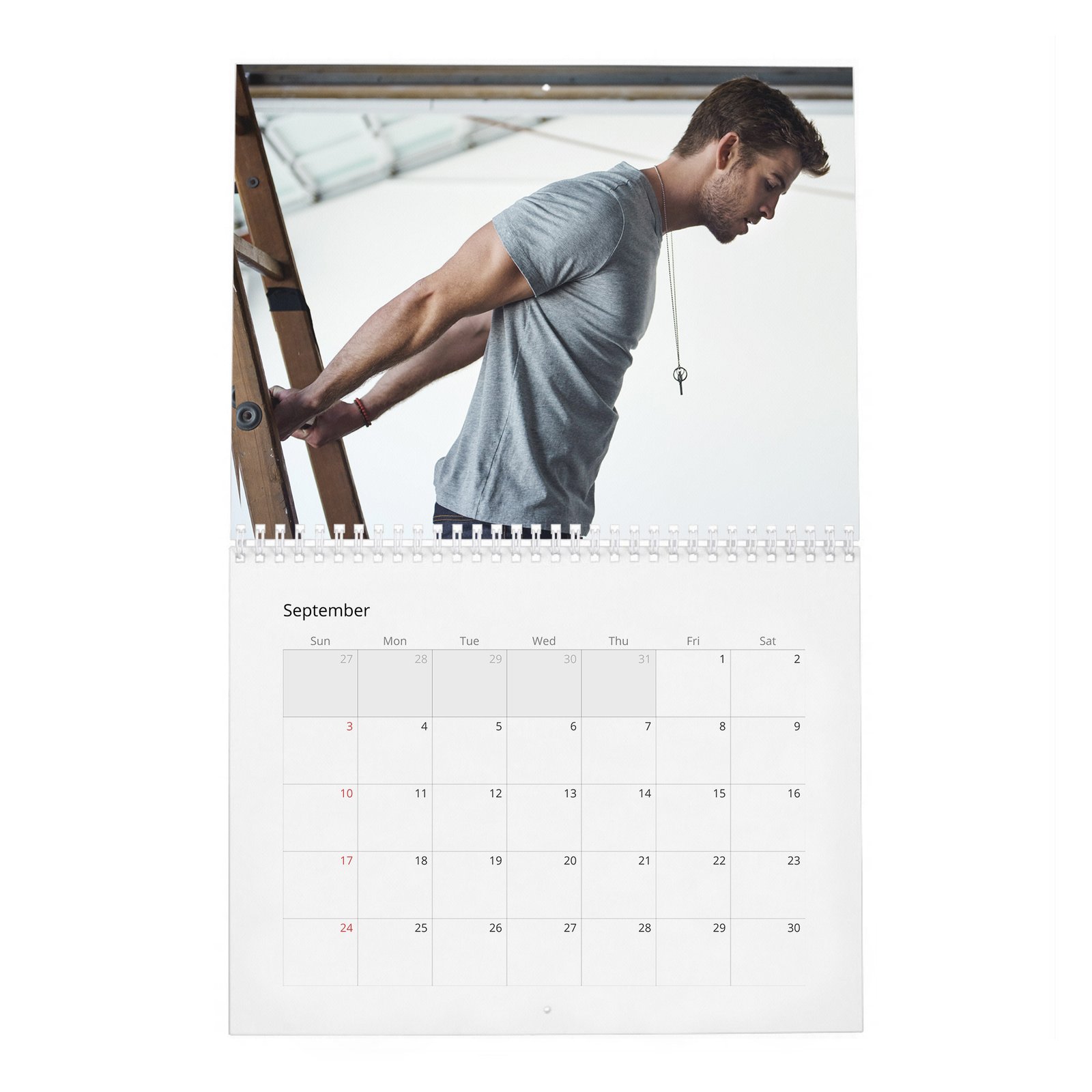 09 Liam Hemsworth - A Force Of Nature 2027 Wall Calendar