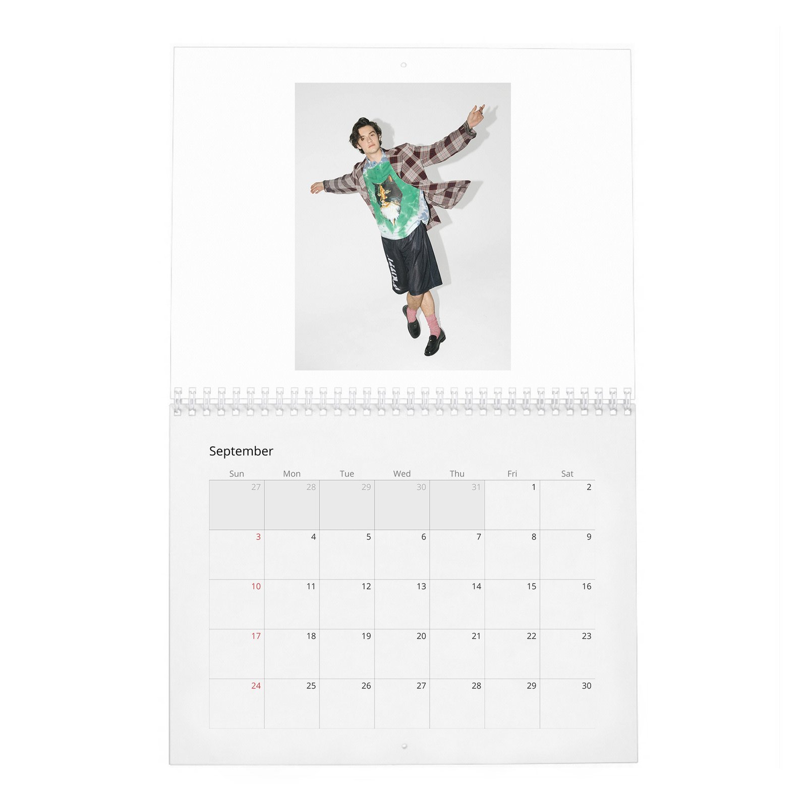 Louis Partridge - Rises And Shines 2027 Wall Calendar