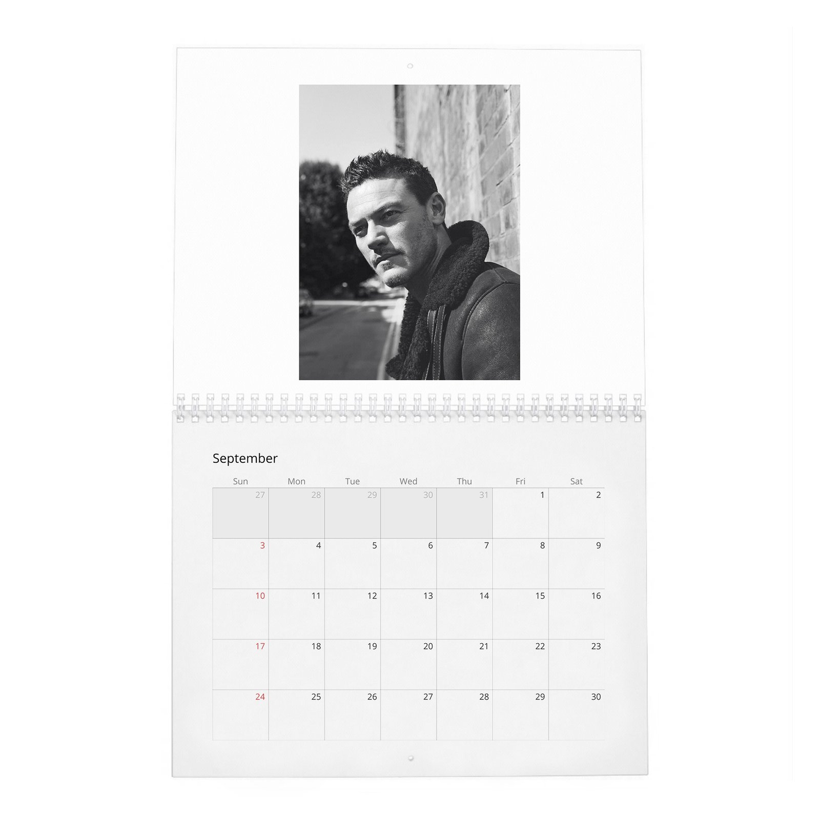 Luke Evans - Man About Town 2027 Wall Calendar