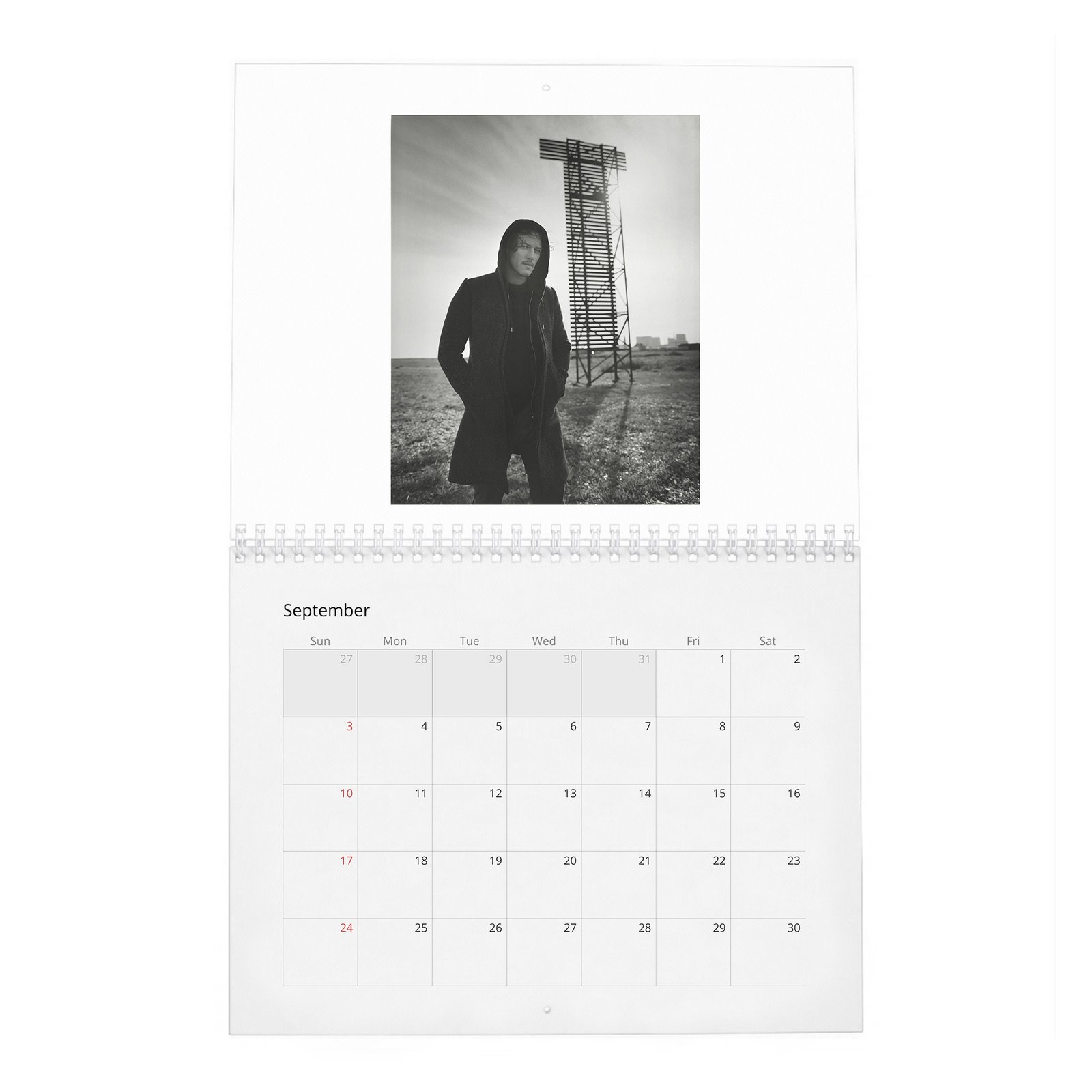 Luke Evans - Man On The Road 2027 Wall Calendar