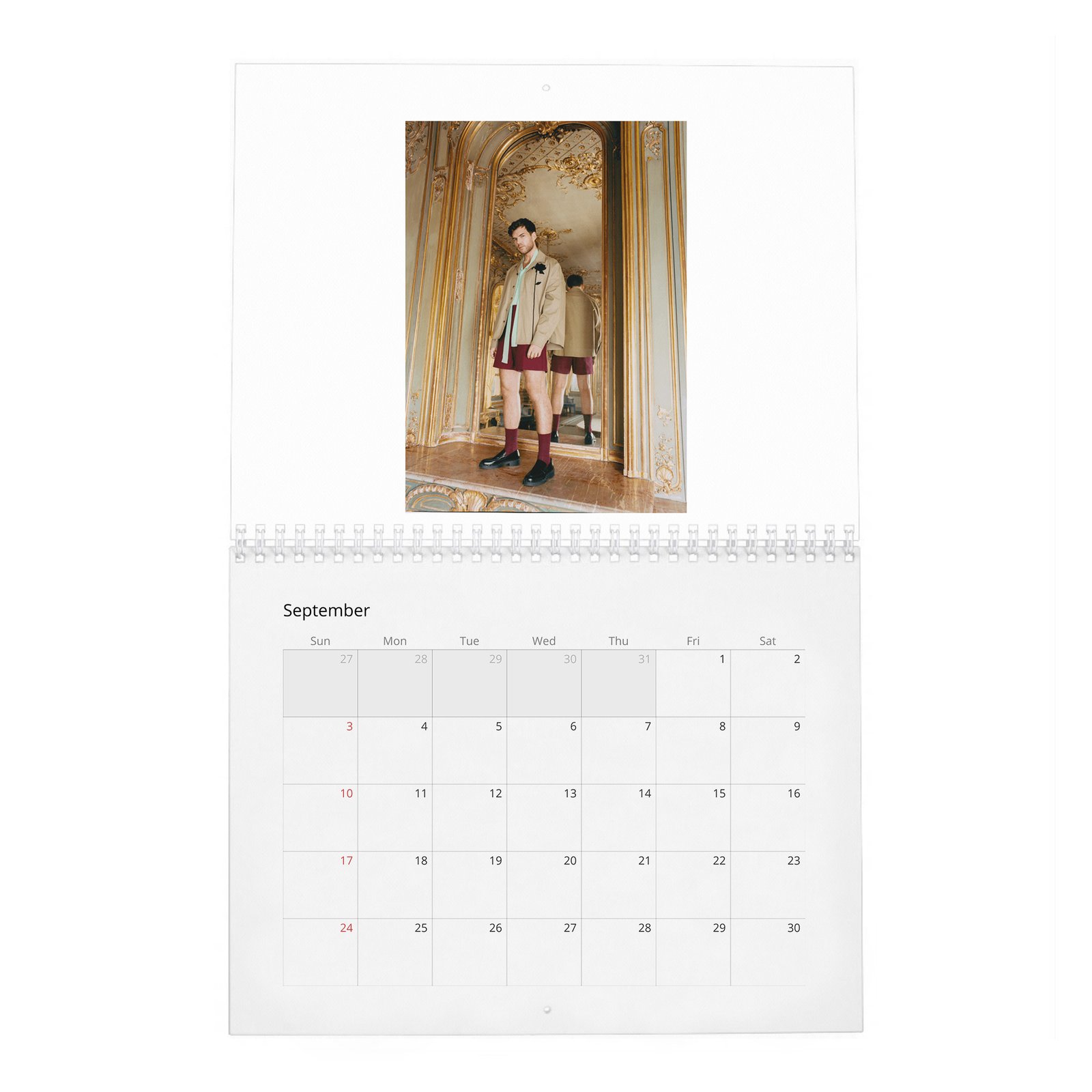 09 Luke Newton - Slow Burn 2027 Wall Calendar