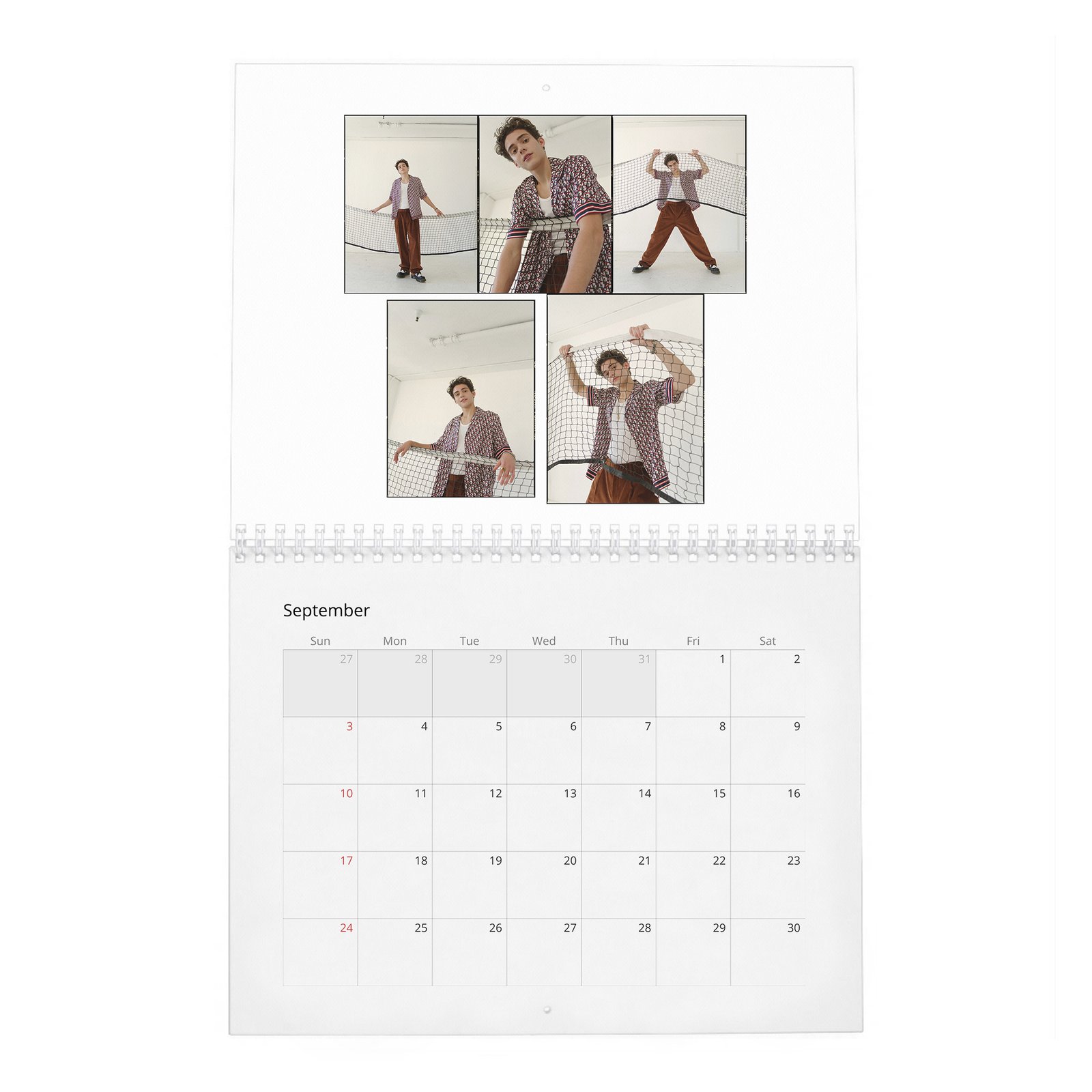 Joshua Basshett - Flaunt 2027 Wall Calendar
