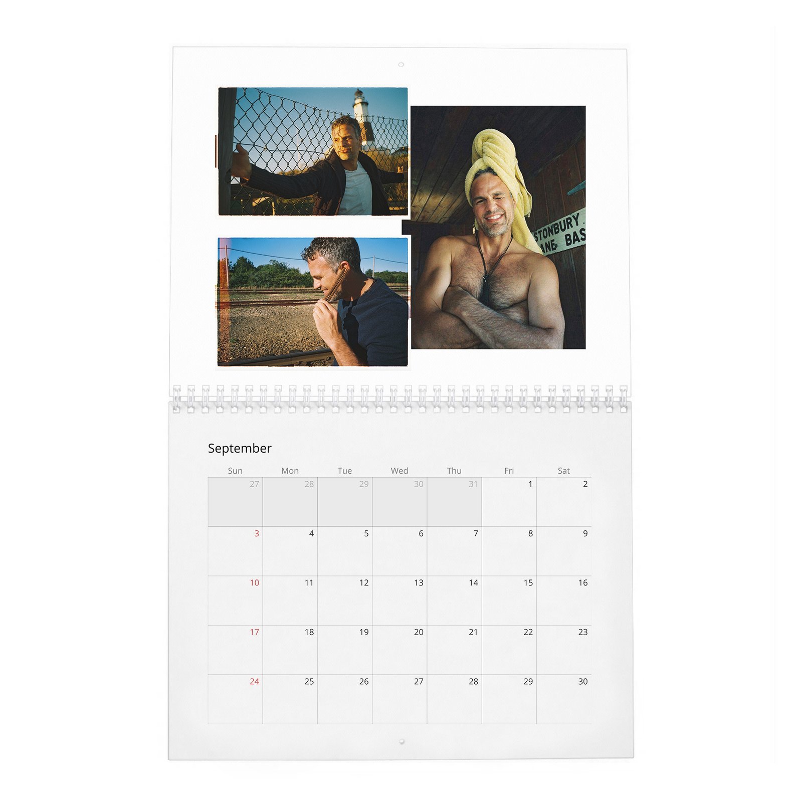 09 Mark Ruffalo - So It Goes 2027 Wall Calendar