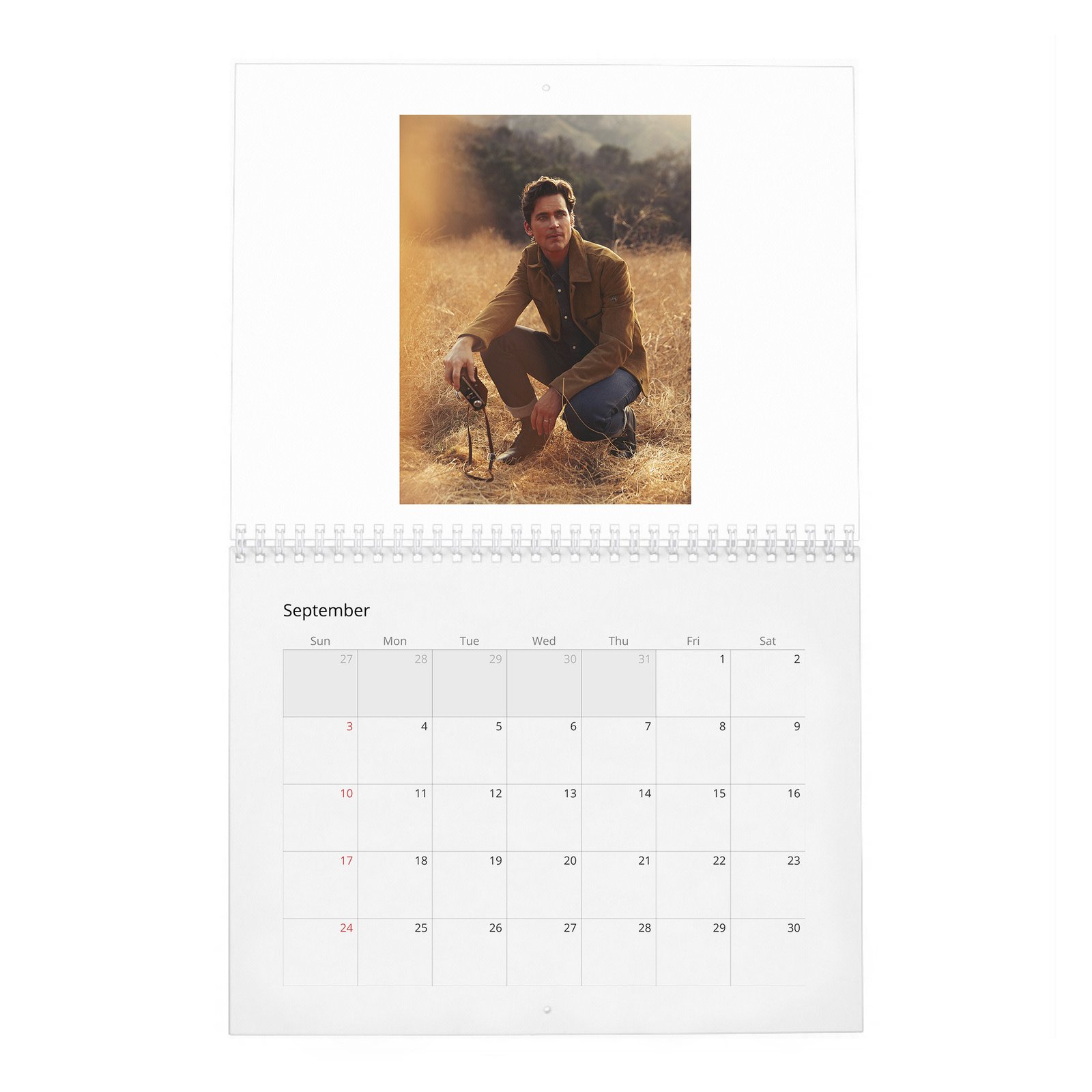 Matt Bomer - Let's Hear It For The Boys 2027 Wall Calendar