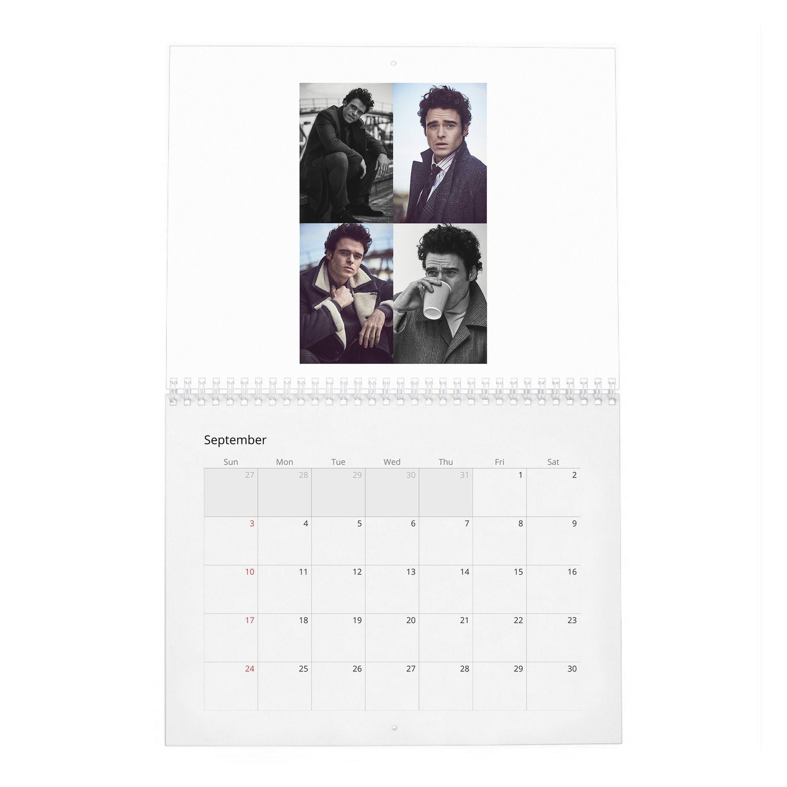 09 Richard Madden - Off-Duty With 2027 Wall Calendar