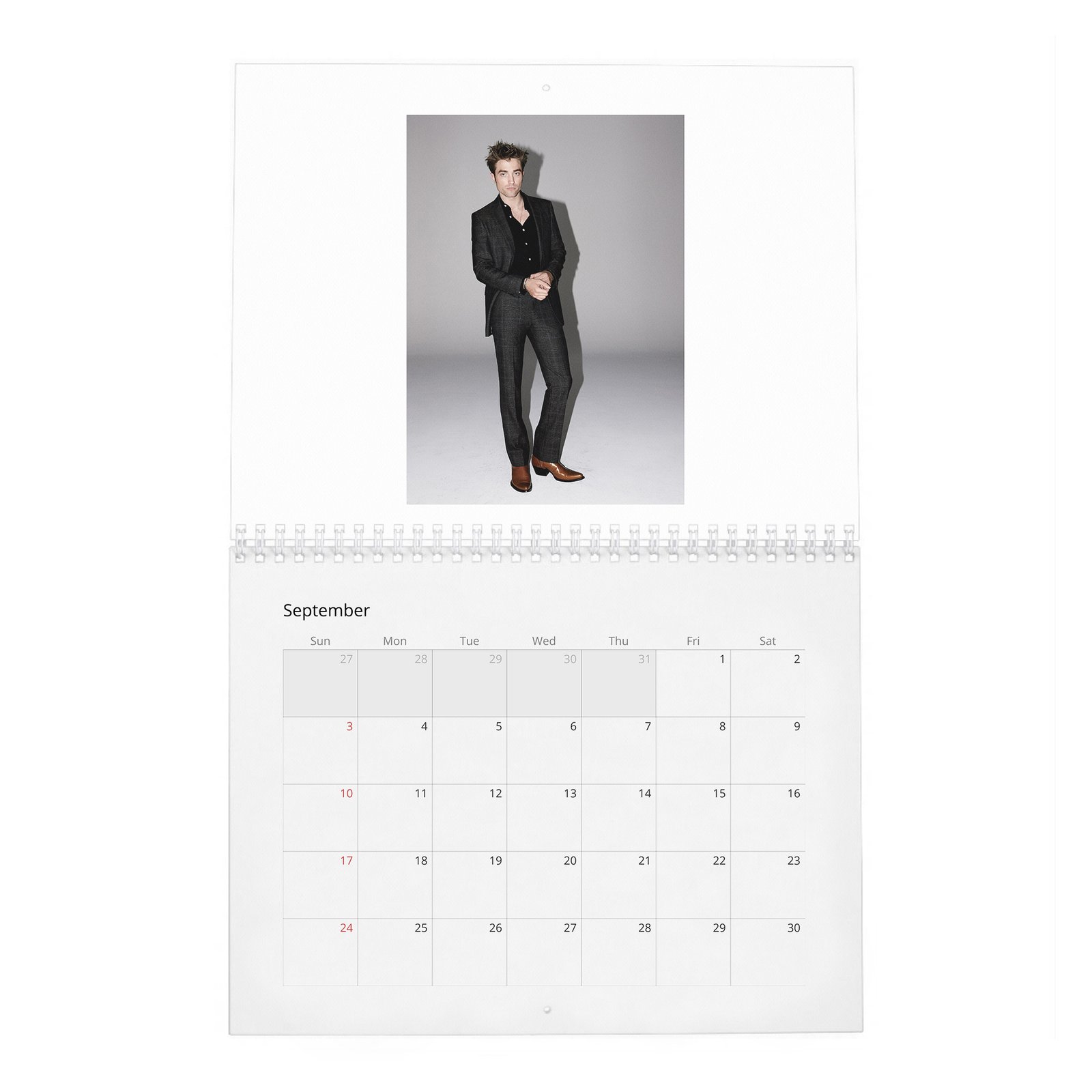 Robert Pattinson - The Second Coming Of 2027 Wall Calendar