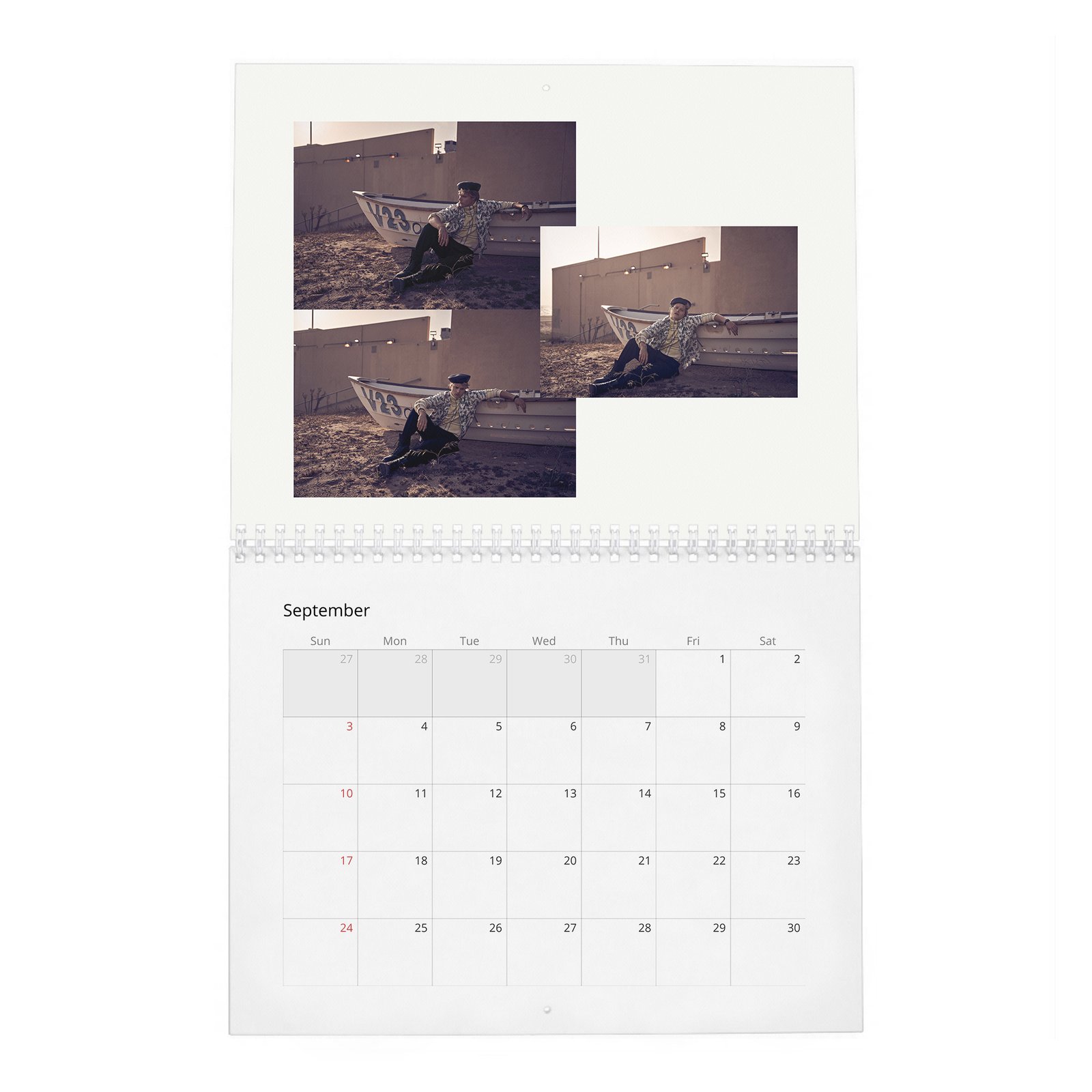 09 Rudy Pankow - Flaunt 2027 Wall Calendar