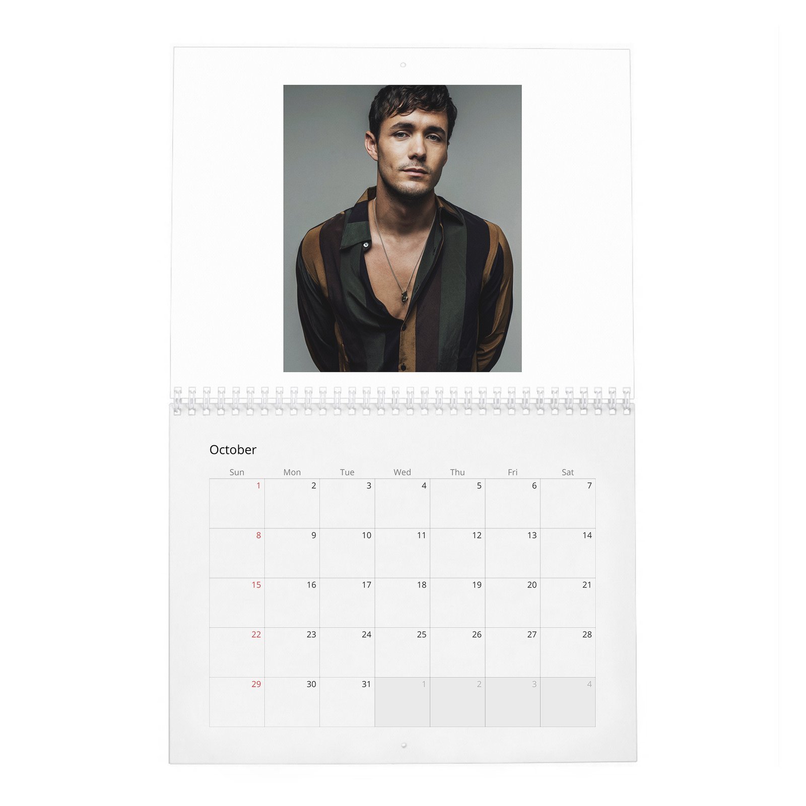10 Jonah Hauer-King - Ready For His Close-Up 2027 Wall Calendar