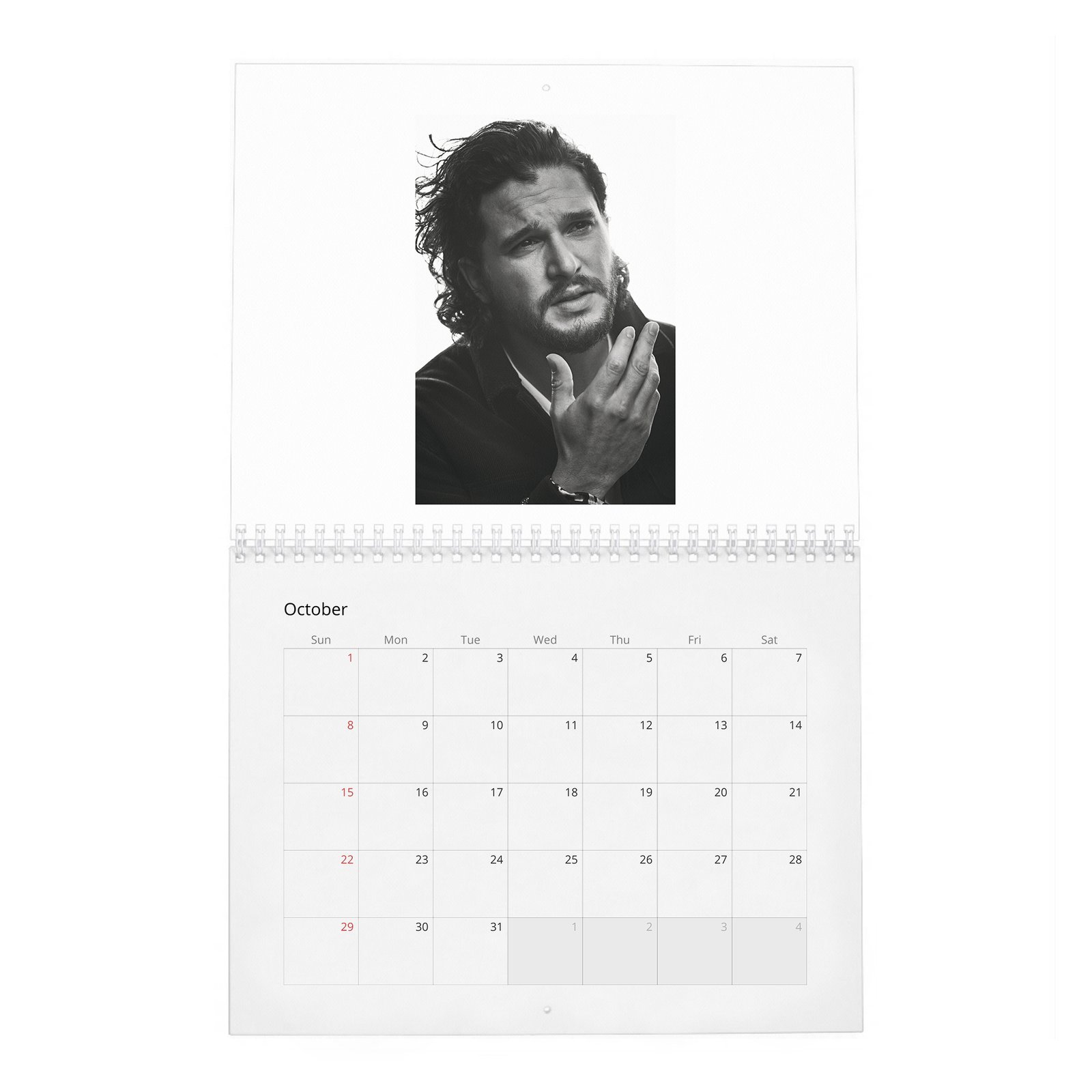 10 Kit Harington - The End Of The Thrones Empire 2027 Wall Calendar