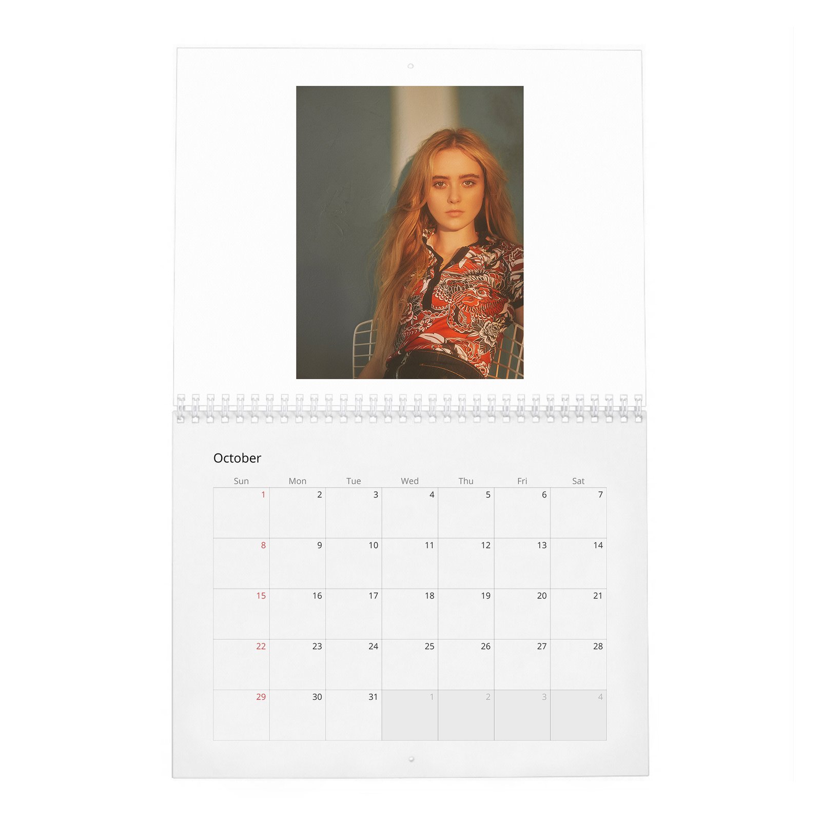 10 Kathryn Newton - Think Young, Play Hard 2027 Wall Calendar