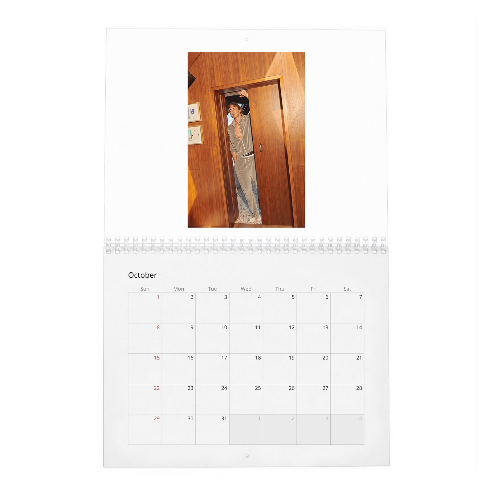 10 Lee Pace - Doesn't Owe You Anything 2027 Wall Calendar