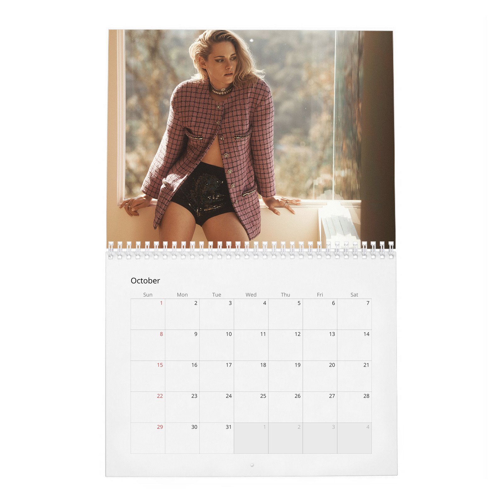 Kristen Stewart - On Playing Princess Diana 2027 Wall Calendar