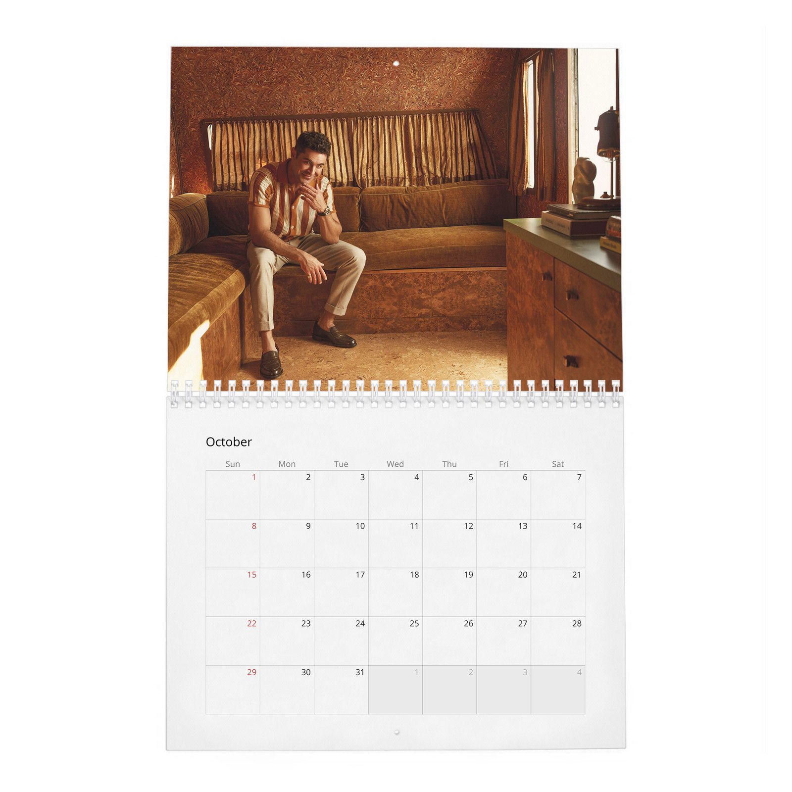 10 Zac Efron - The Ringmaster 2027 Wall Calendar