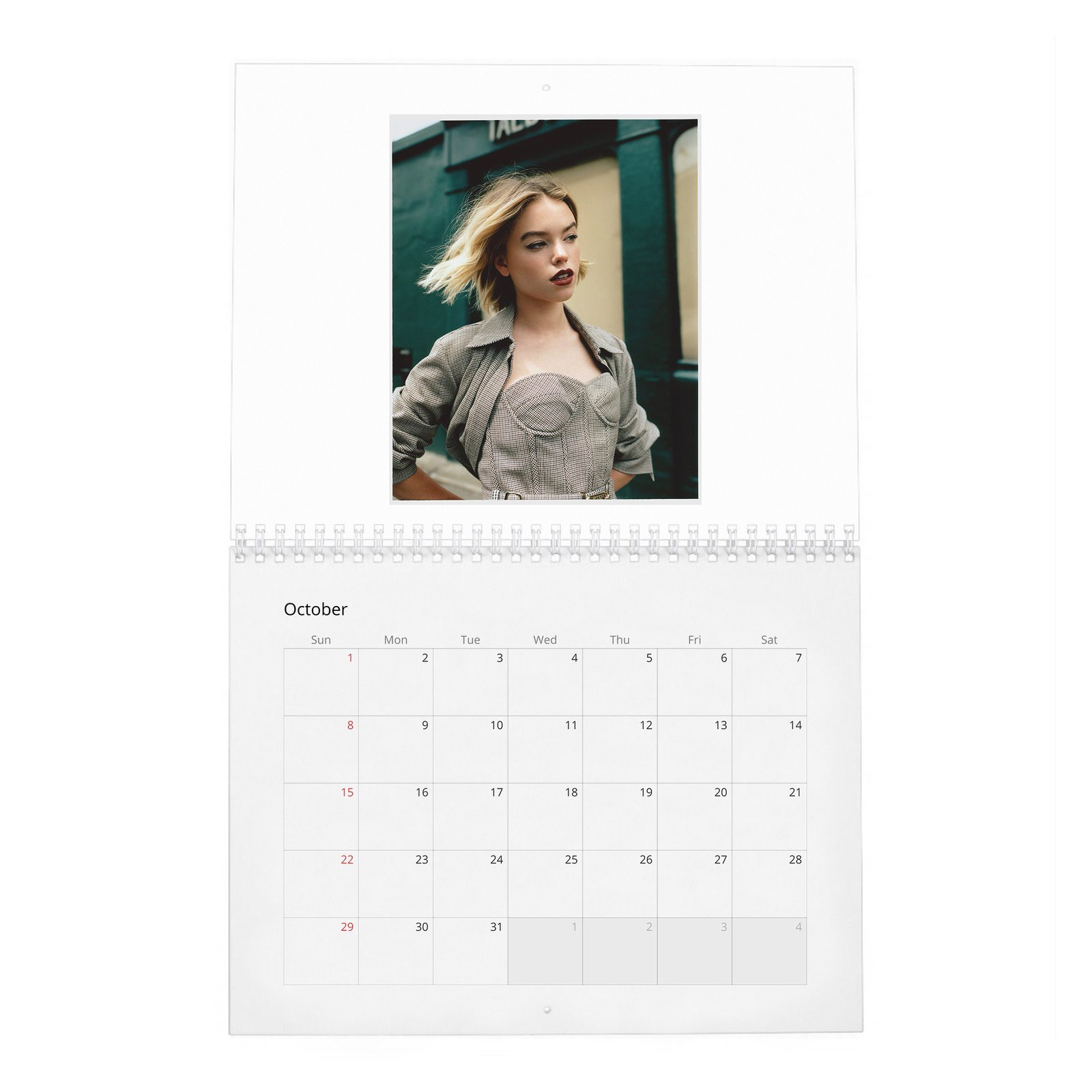 10 Milly Alcock - Flaunt 2027 Wall Calendar