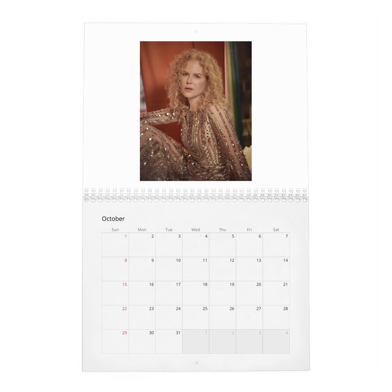 10 Nicole Kidman - The Golden Age Of 2027 Wall Calendar