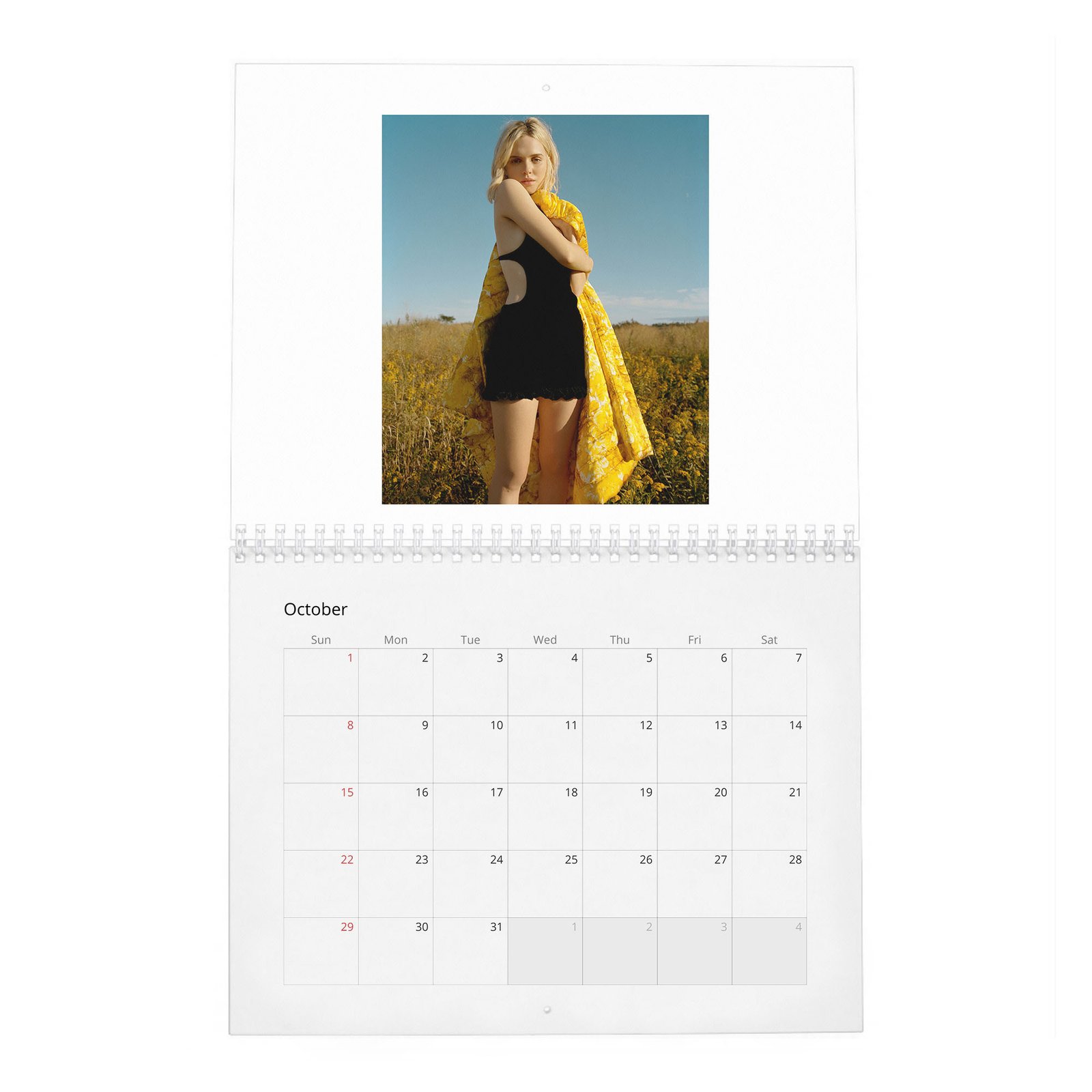 Odessa Young - The Quiet Heroine 2027 Wall Calendar