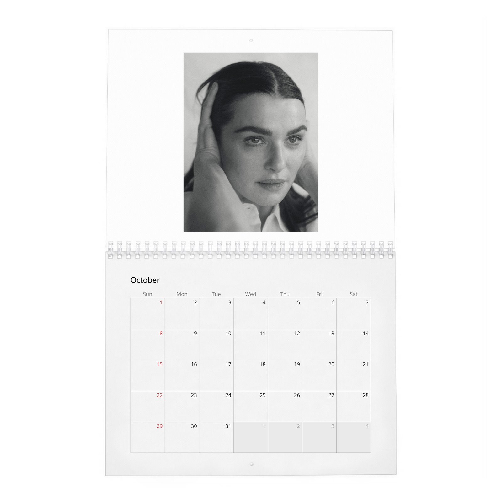 10 Rachel Weisz - Reflections 2027 Wall Calendar