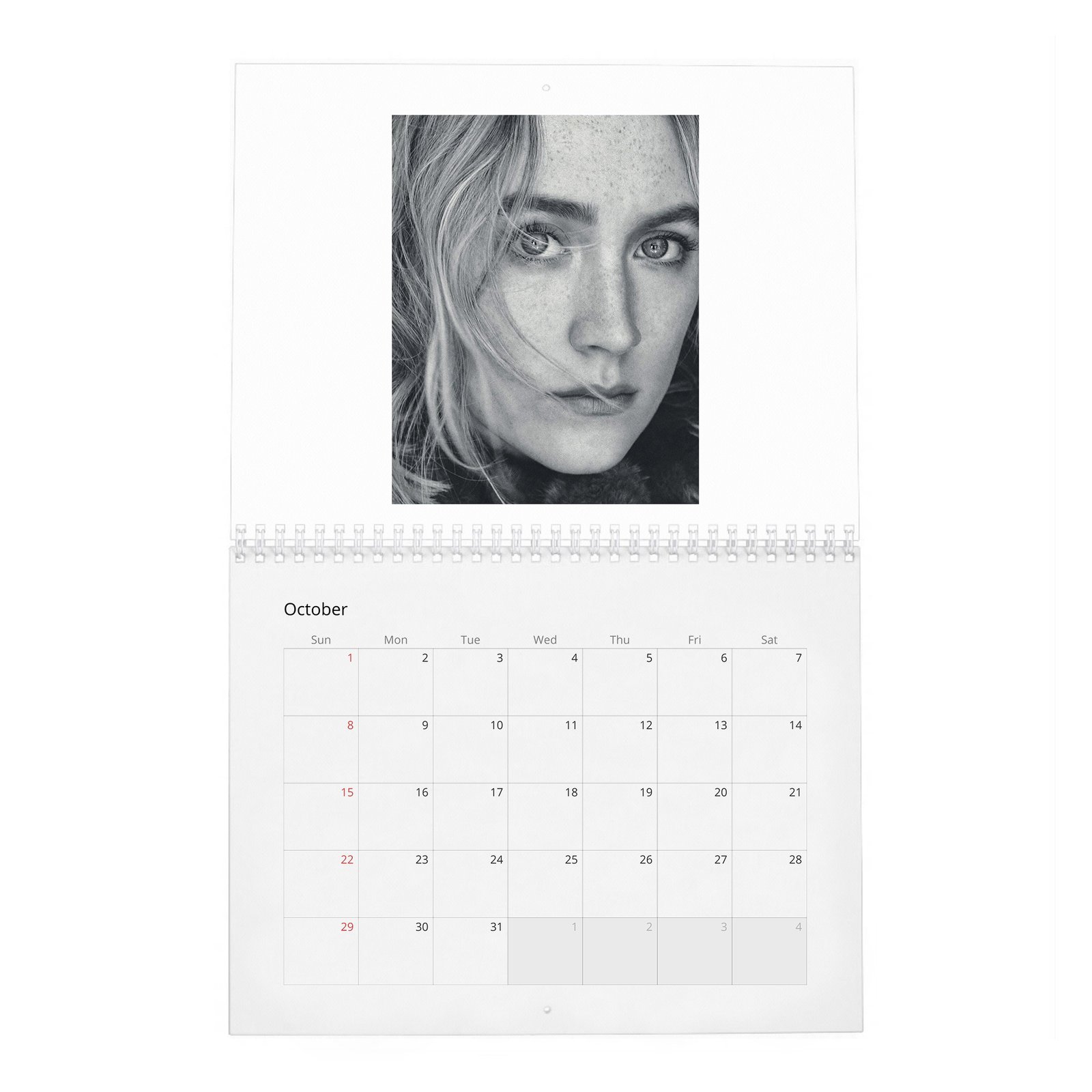 10 Saoirse Ronan - Our Newest Jo March 2027 Wall Calendar