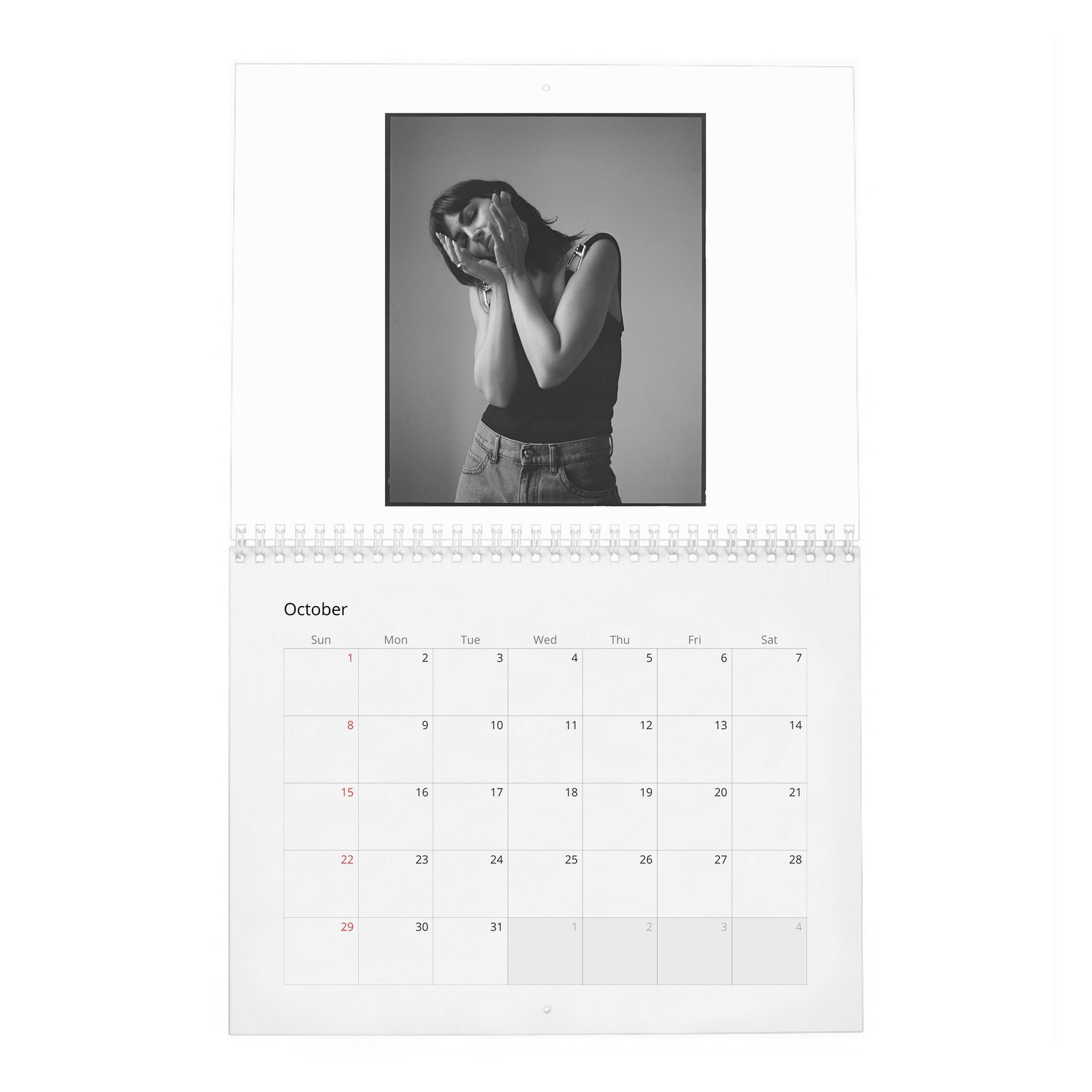 10 Ursula Corbero - Laterals 2027 Wall Calendar