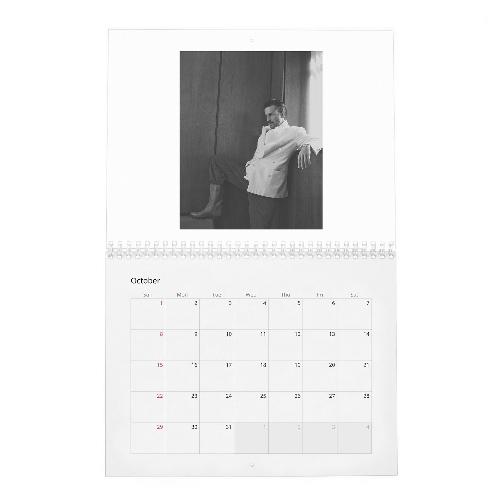 Jonathan Bailey - The Gentleman 2027 Wall Calendar