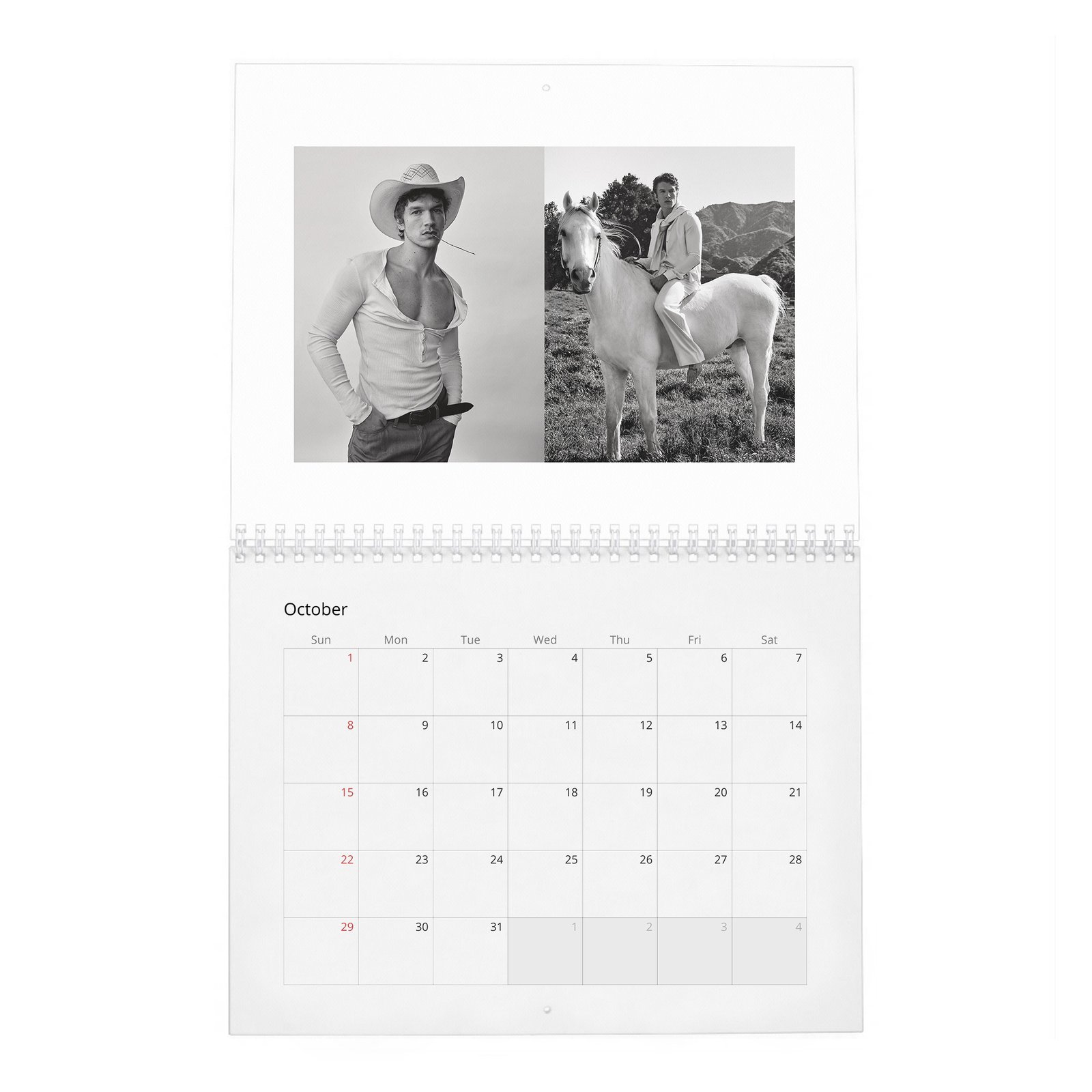 10 Connor Storrie - The Portrait Of A Star 2027 Wall Calendar