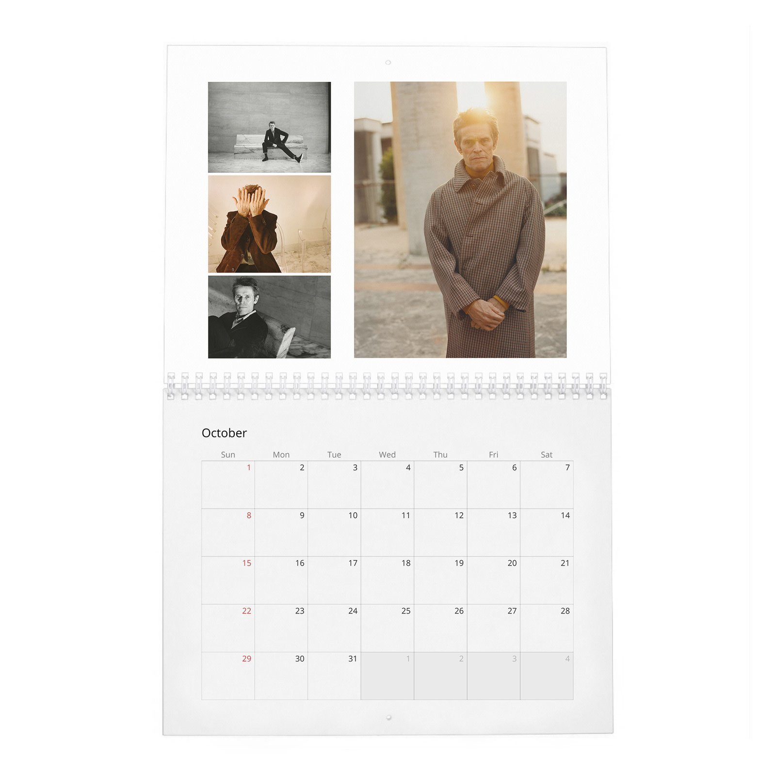 10 Willem Dafoe - Who's Afraid Of Mr Dafoe 2027 Wall Calendar