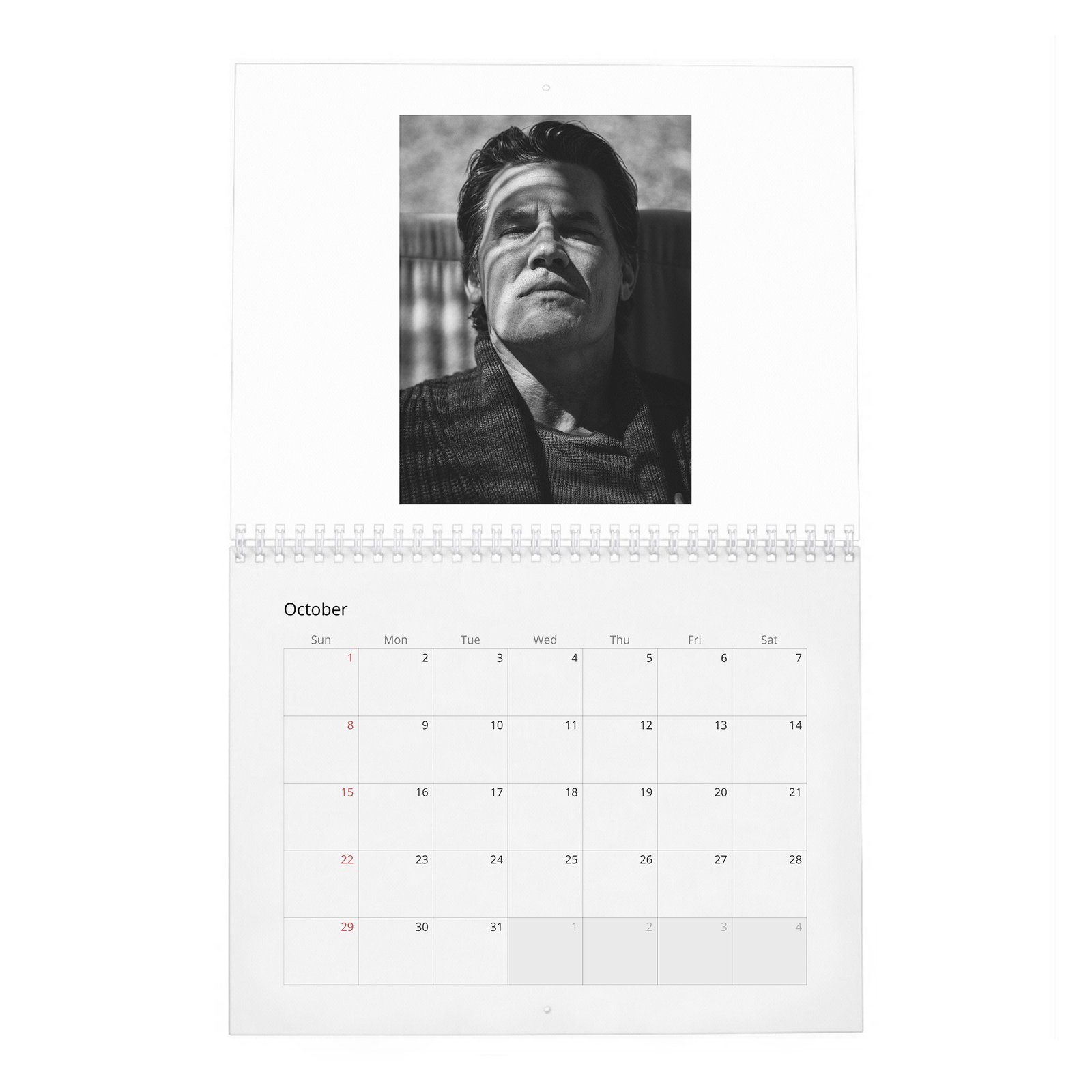 10 Josh Brolin - Man Of The World 2027 Wall Calendar