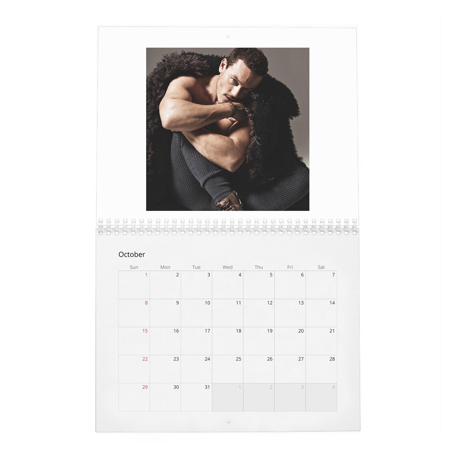 Luke Evans - Man About Town 2027 Wall Calendar