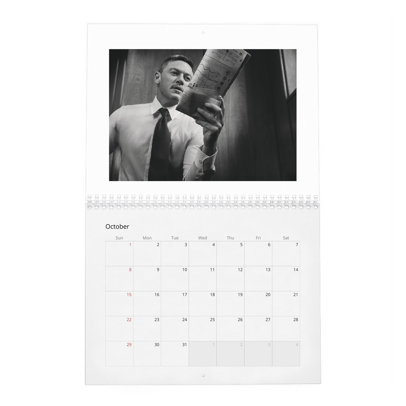10 Luke Evans - Passion For Good Suits 2027 Wall Calendar