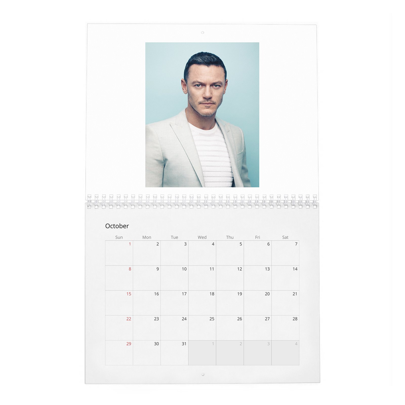 10 Luke Evans - The Go-To Guy 2027 Wall Calendar
