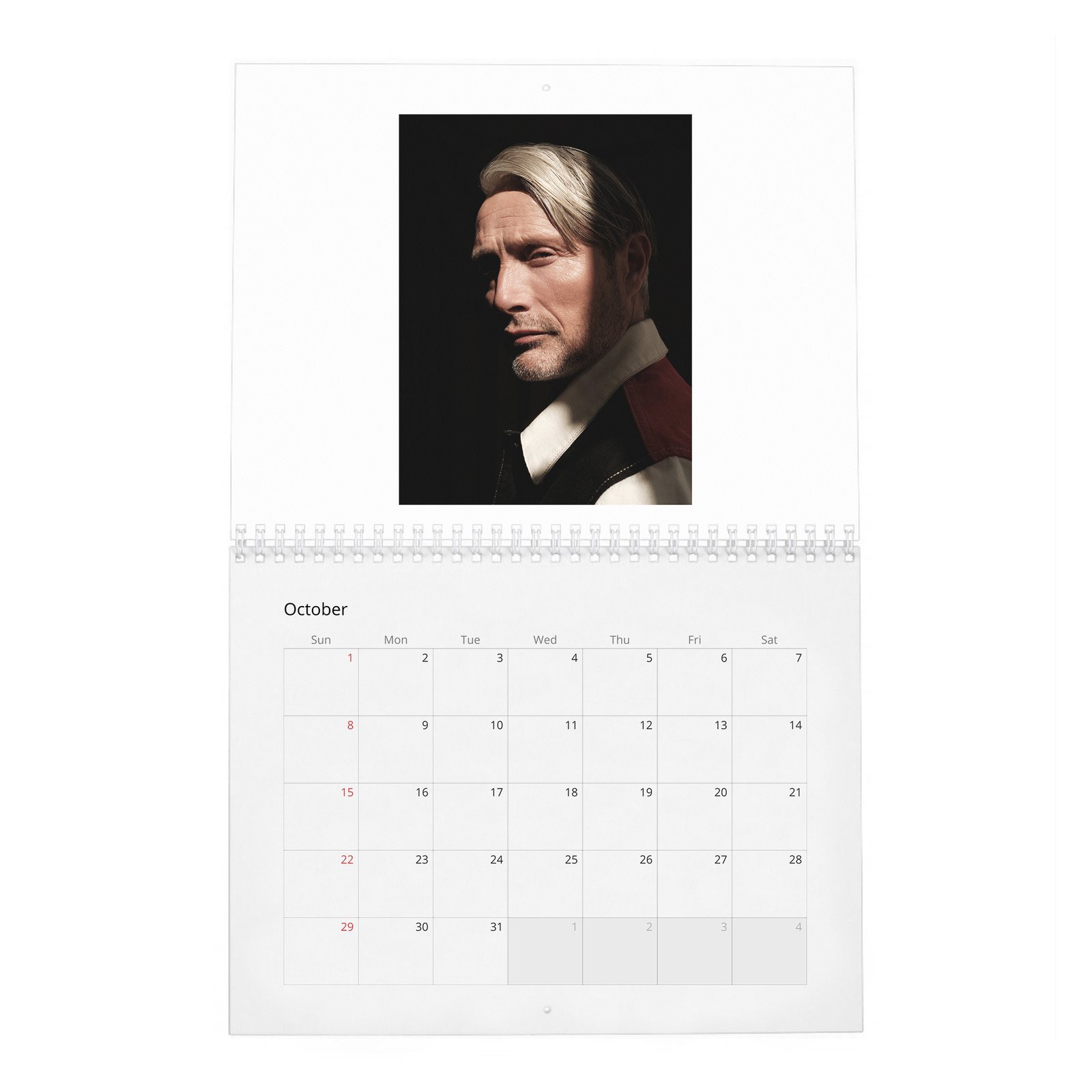 10 Mads Mikkelsen - Mads Uncensored 2027 Wall Calendar