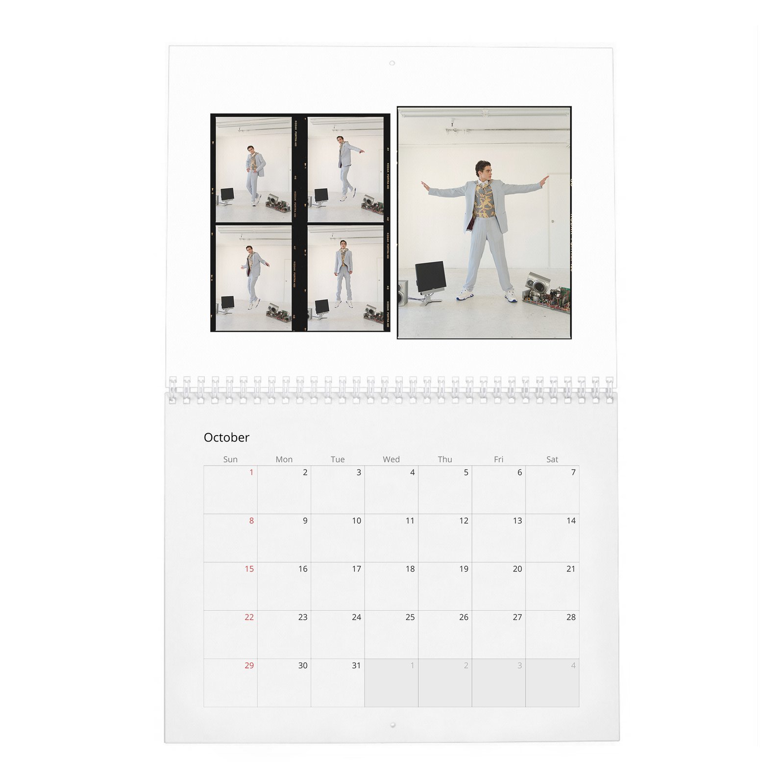 Joshua Basshett - Flaunt 2027 Wall Calendar