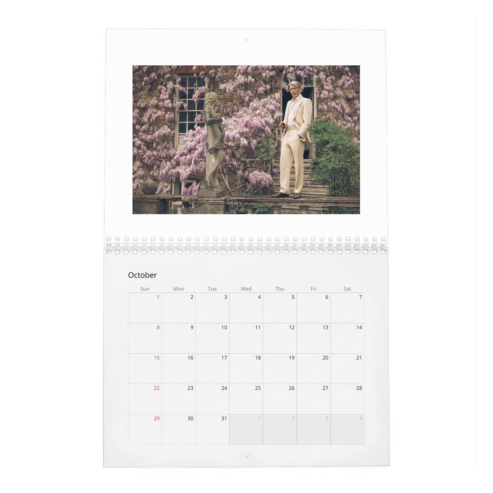 Mads Mikkelsen - The Great Dane 2027 Wall Calendar