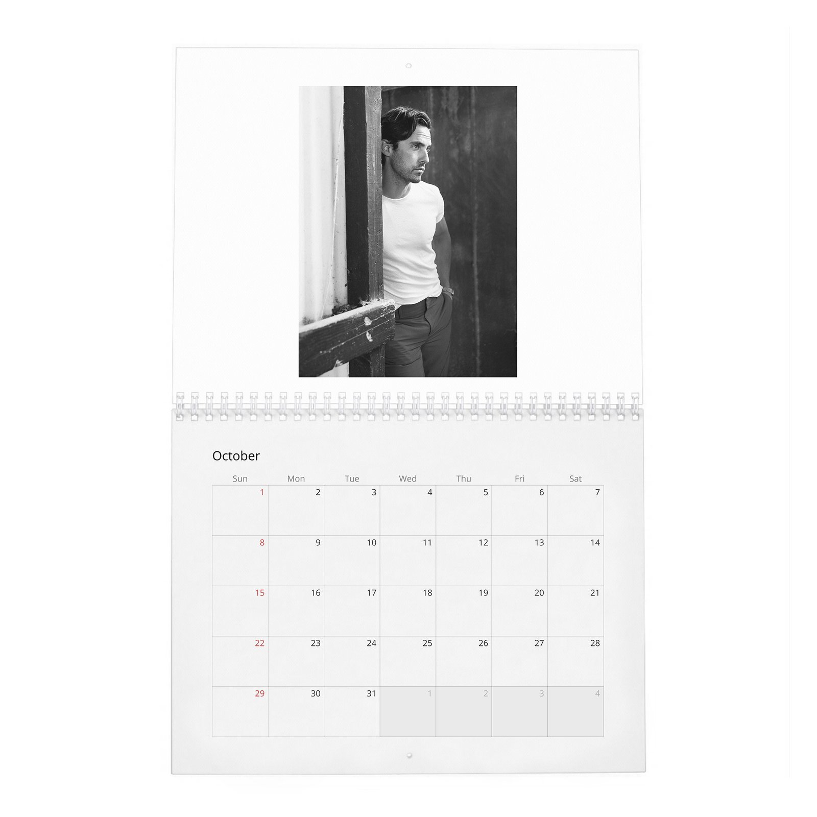 10 Milo Ventimiglia - Emotional Appeal 2027 Wall Calendar