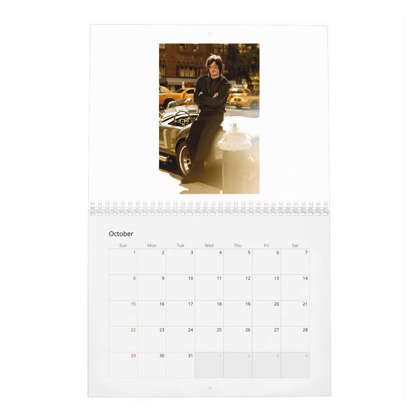 Norman Reedus - New York Rhapsody 2027 Wall Calendar