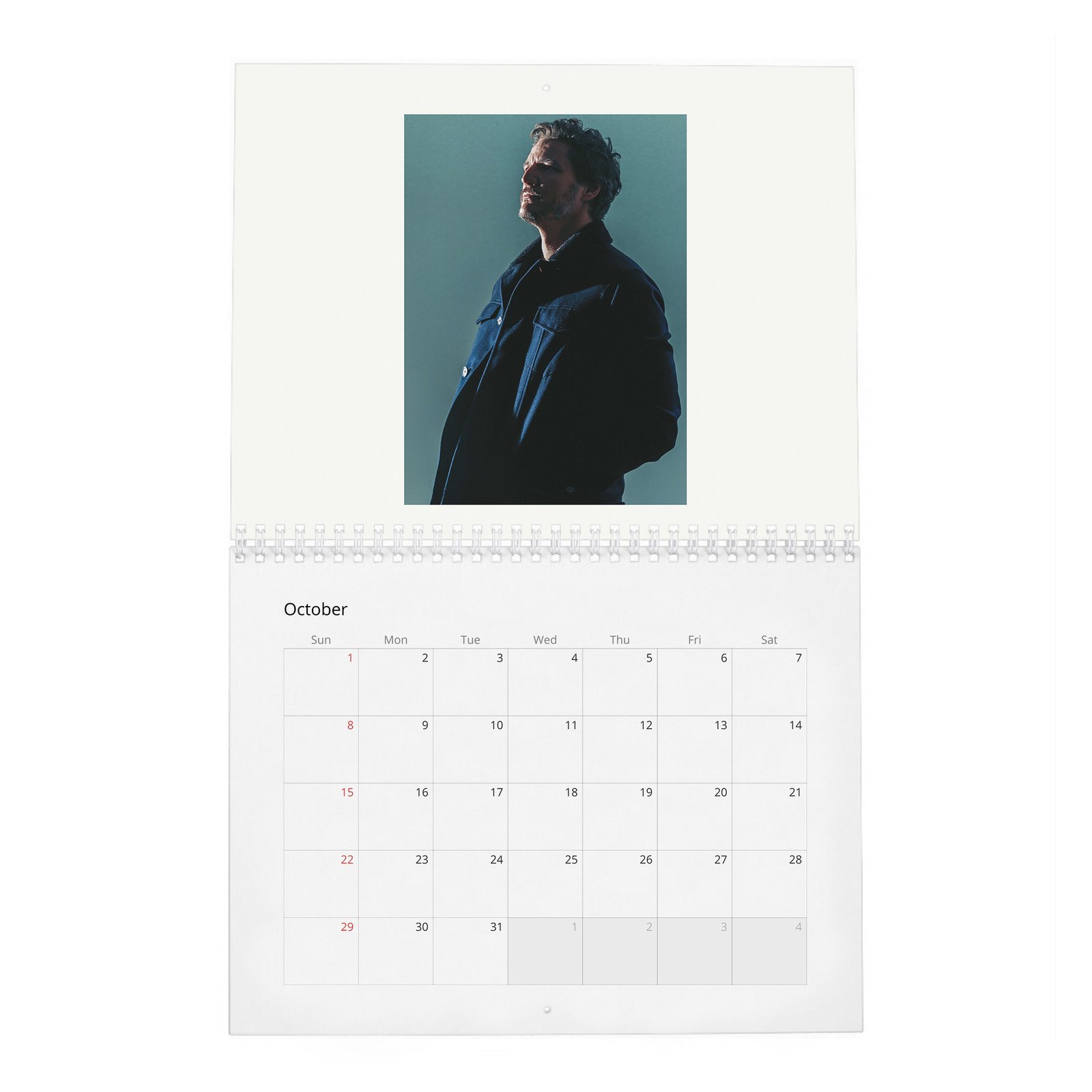 10 Pedro Pascal - Flaunt 2027 Wall Calendar