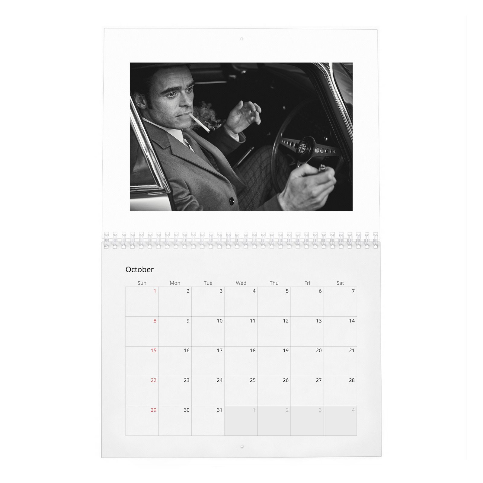 10 Richard Madden - Off-Duty With 2027 Wall Calendar